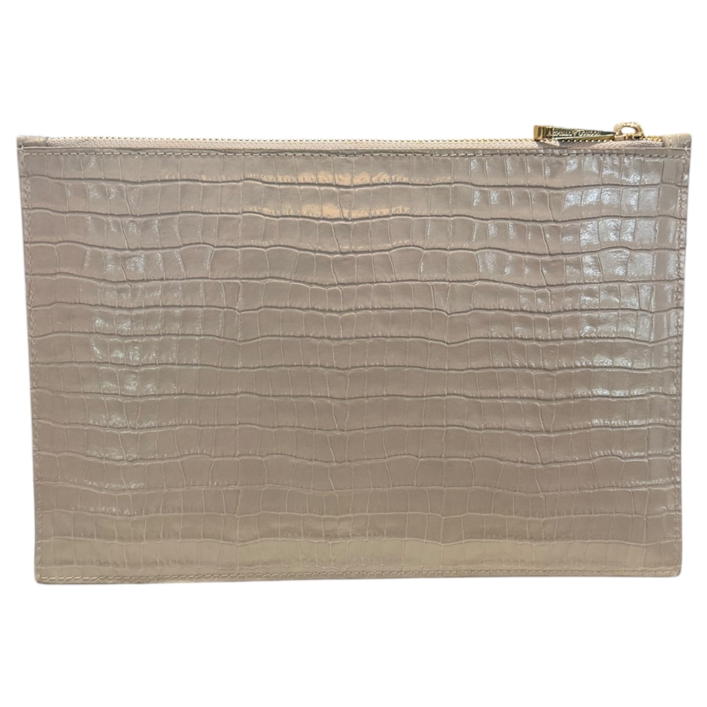 Aspinal of London Dove Grey Clutch