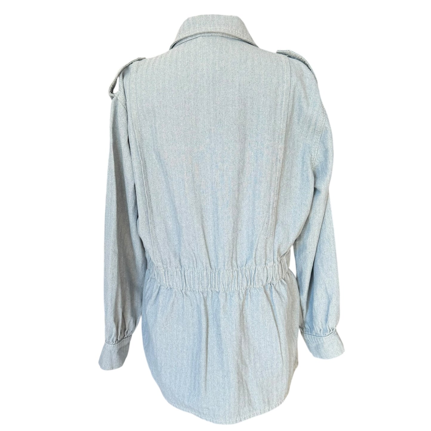 Seventy + Mochi Herringbone Denim Jacket - 12