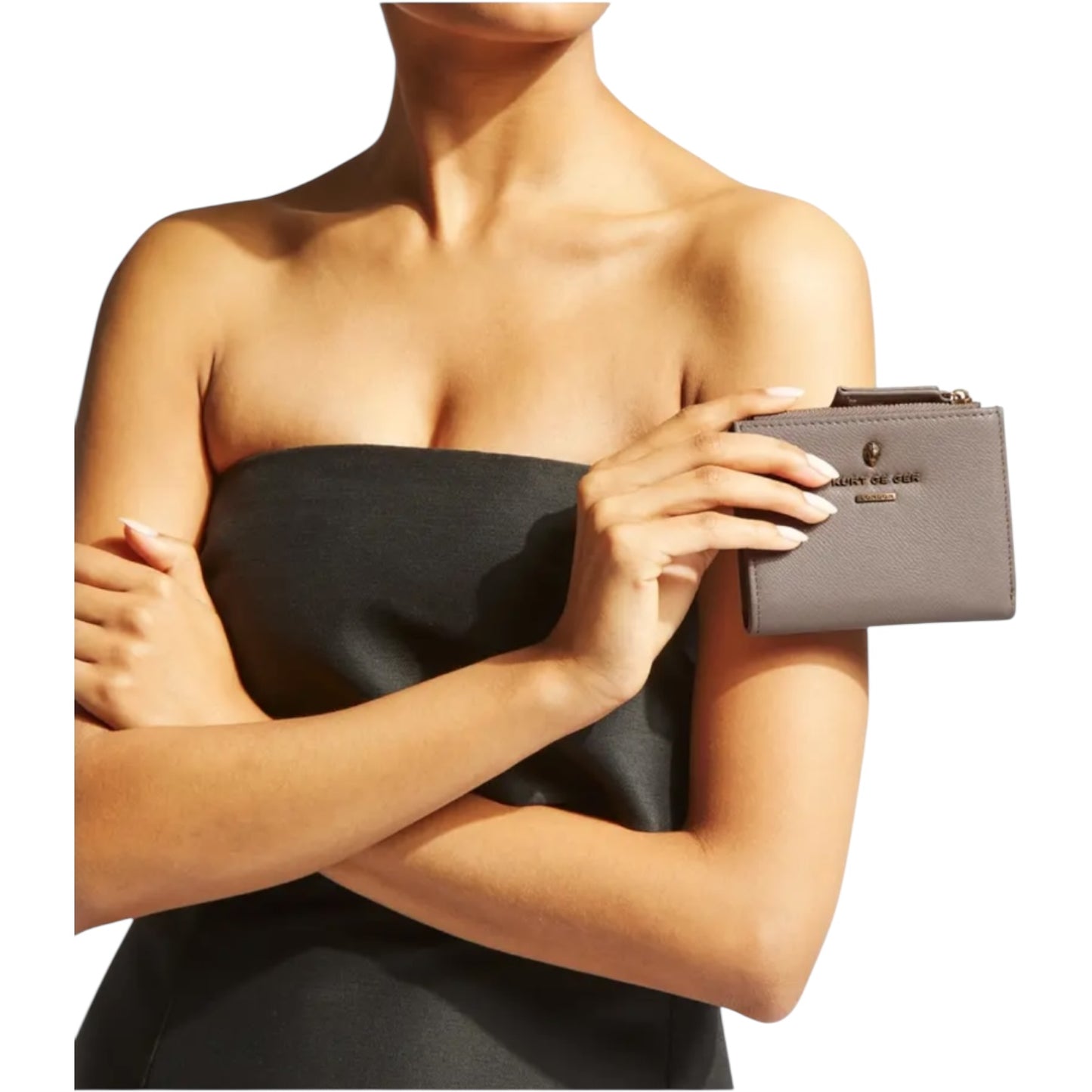 Kurt Geiger London Greenwich Mini Purse in Taupe - NEW