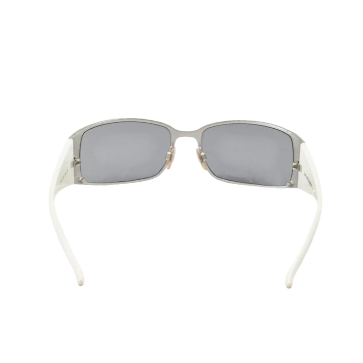 Dolce and Gabbana Silver and Cream Sunglasses