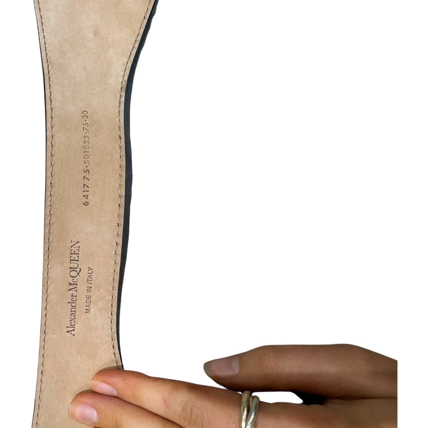 Alexander McQueen Black Belt