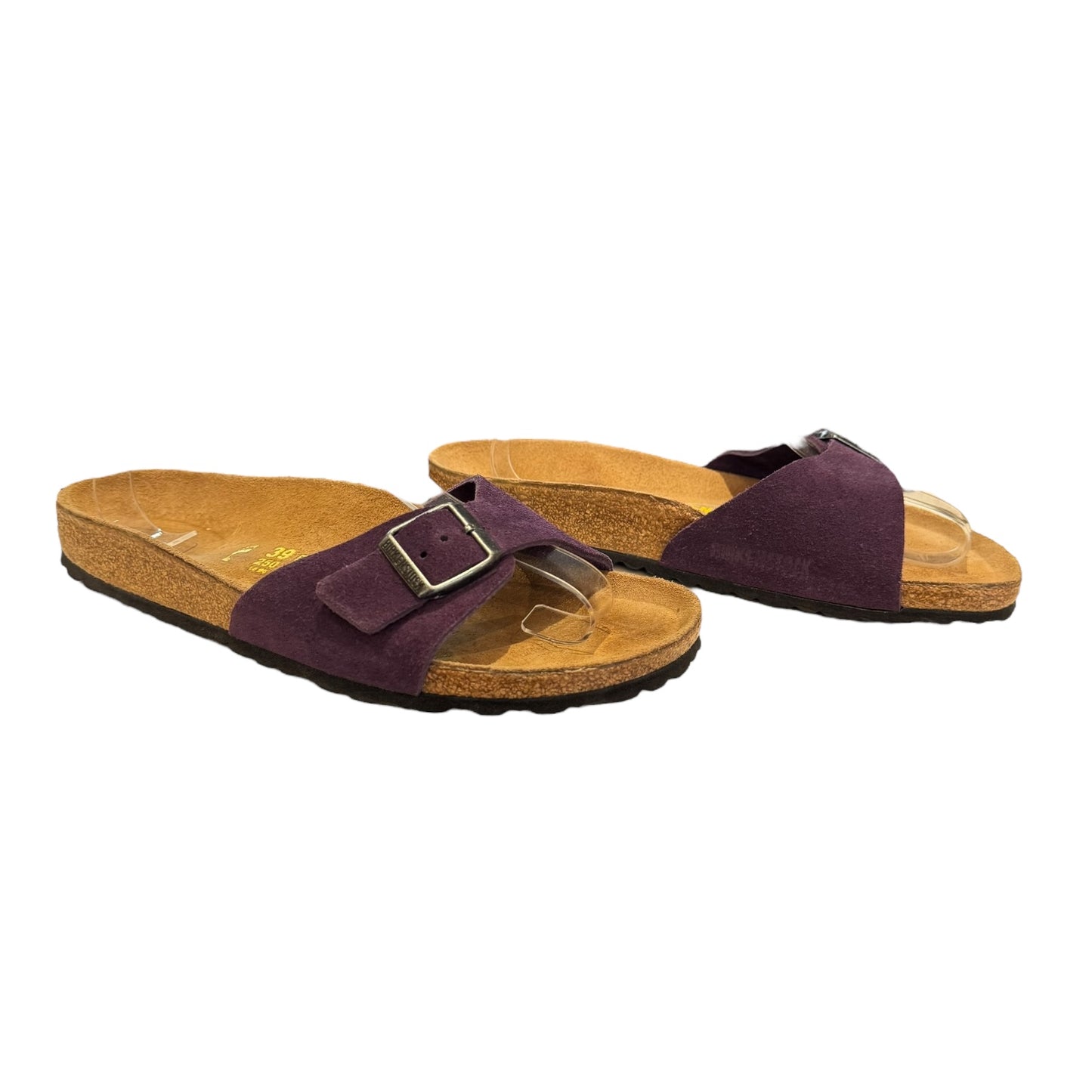 Birkenstock Madrid Slider in Purple Suede - 39 / 6