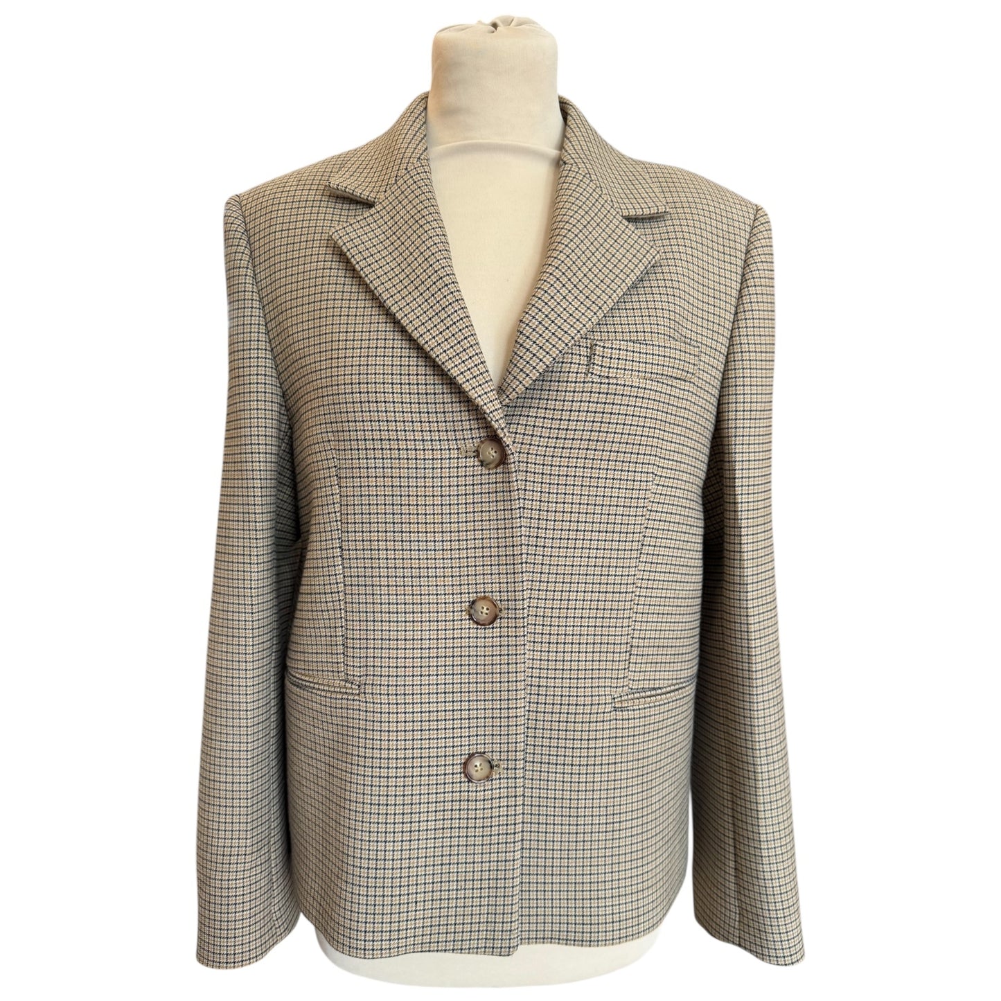 Toteme Houndstooth Single-Breasted Blazer - 10