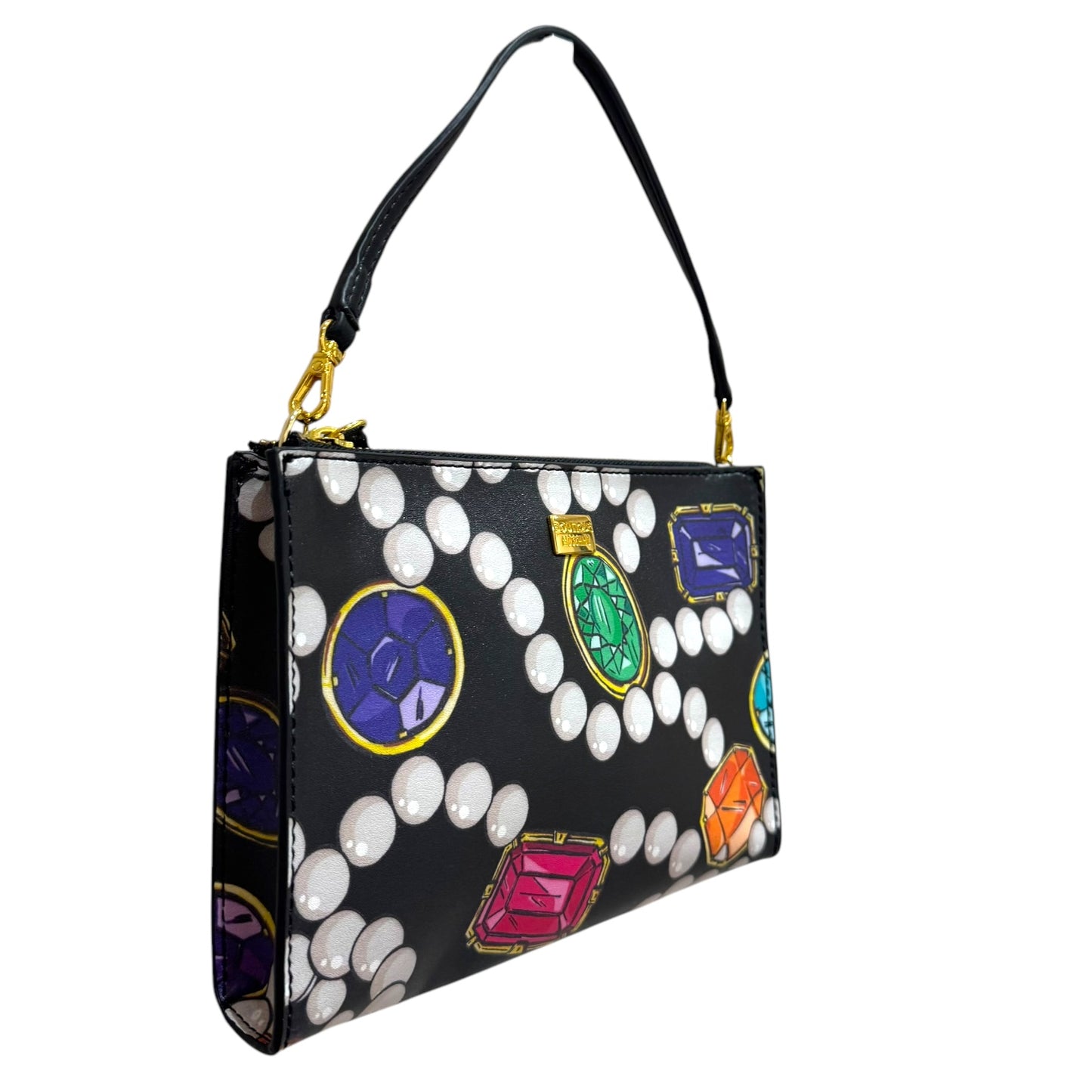 Boutique Moschino Black Patterned Bag