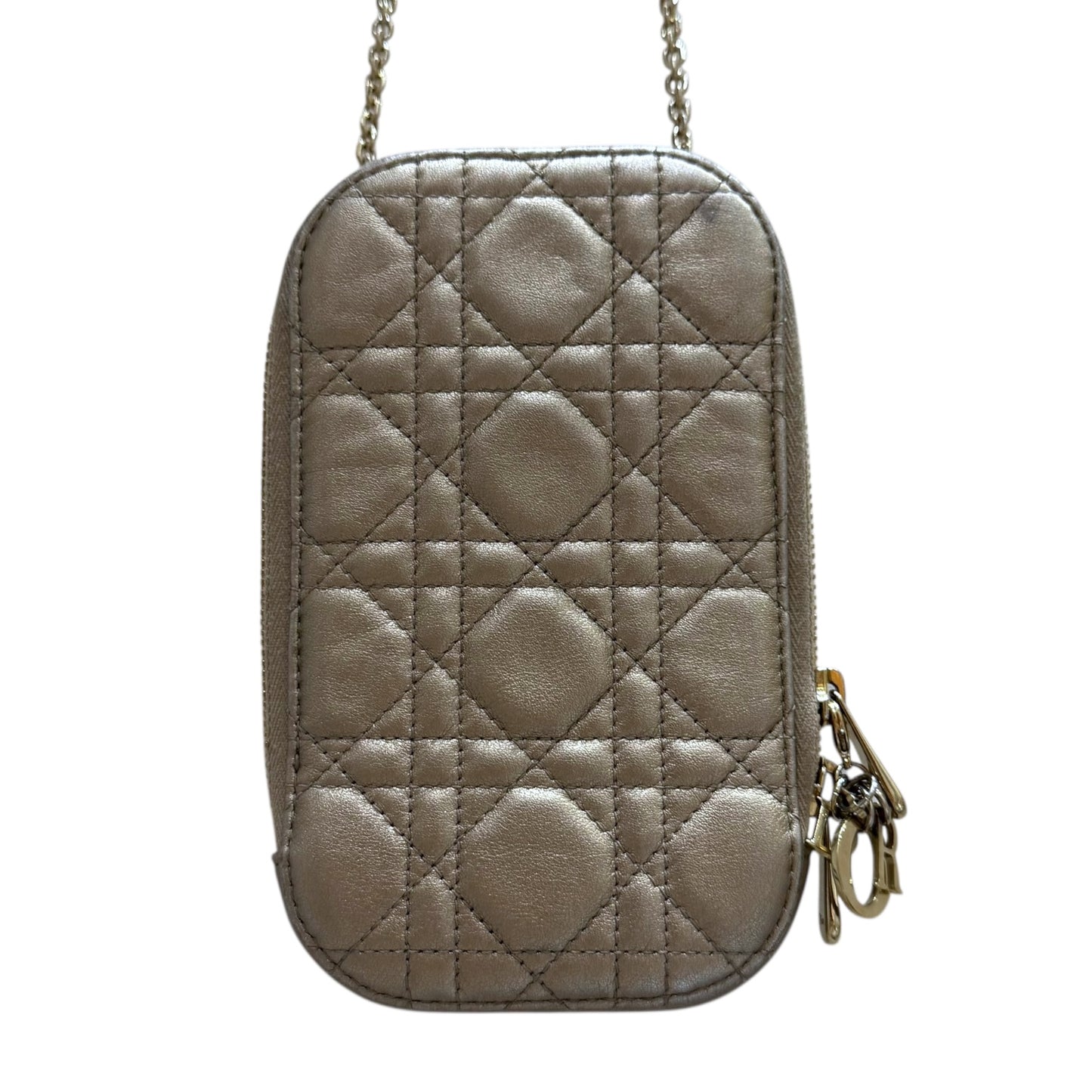 Dior Gold Call-in Lady Dior Phone Holder
