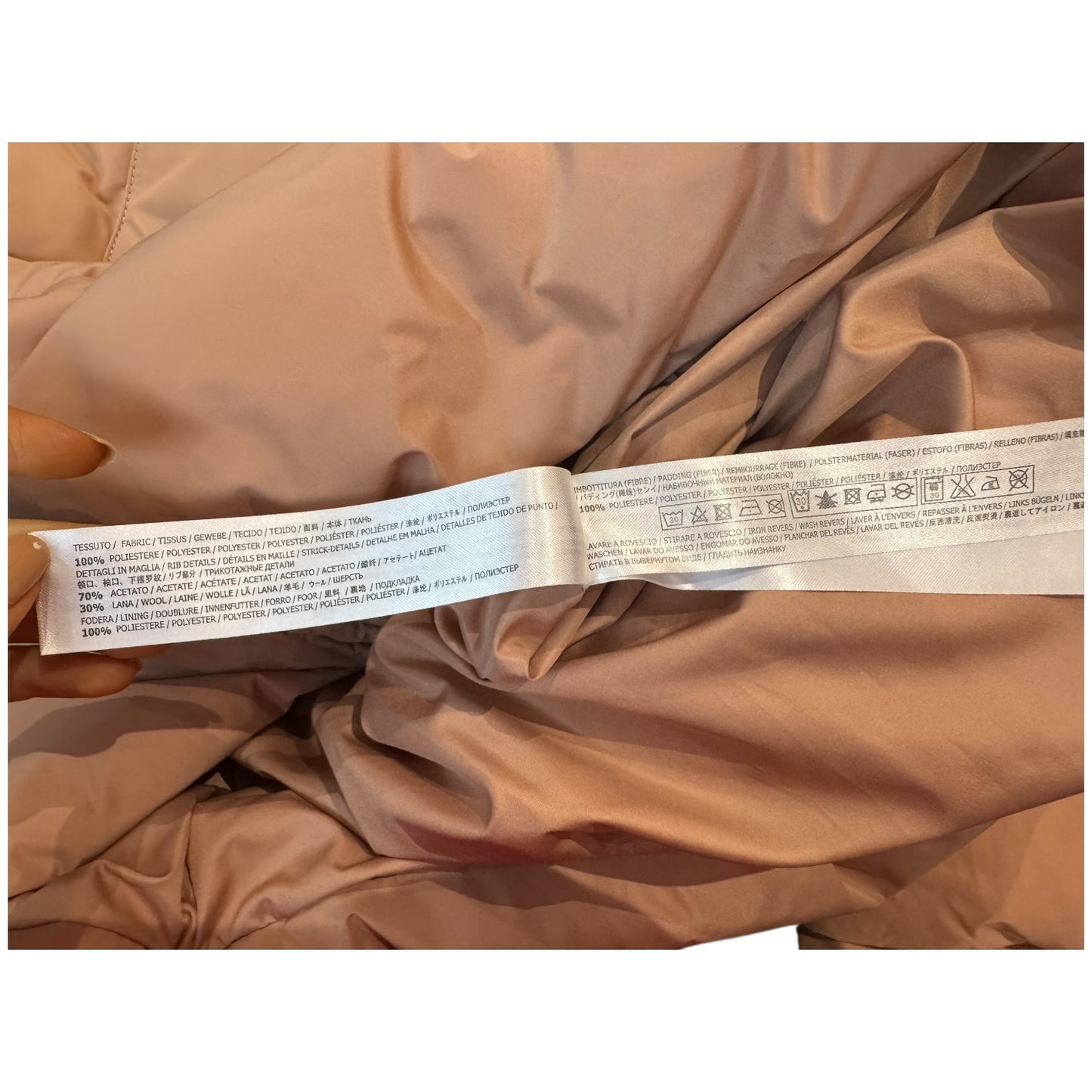 Twin Set Pink Embroidered Quilted Coat - 12