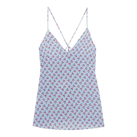 Altuzarra Hammond Cherry-Print Silk Cami Tank Top - 14