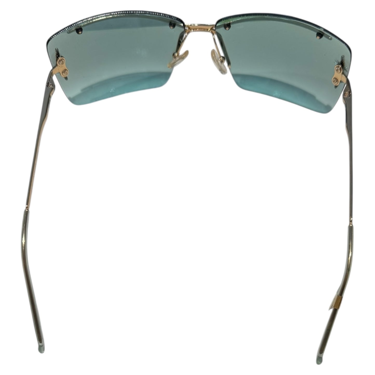 Valentino Rimless Gold Hardware Sunglasses