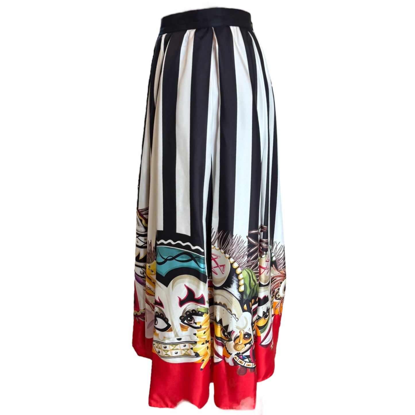 Dsquared Stripe Silk Skirt - 8/10
