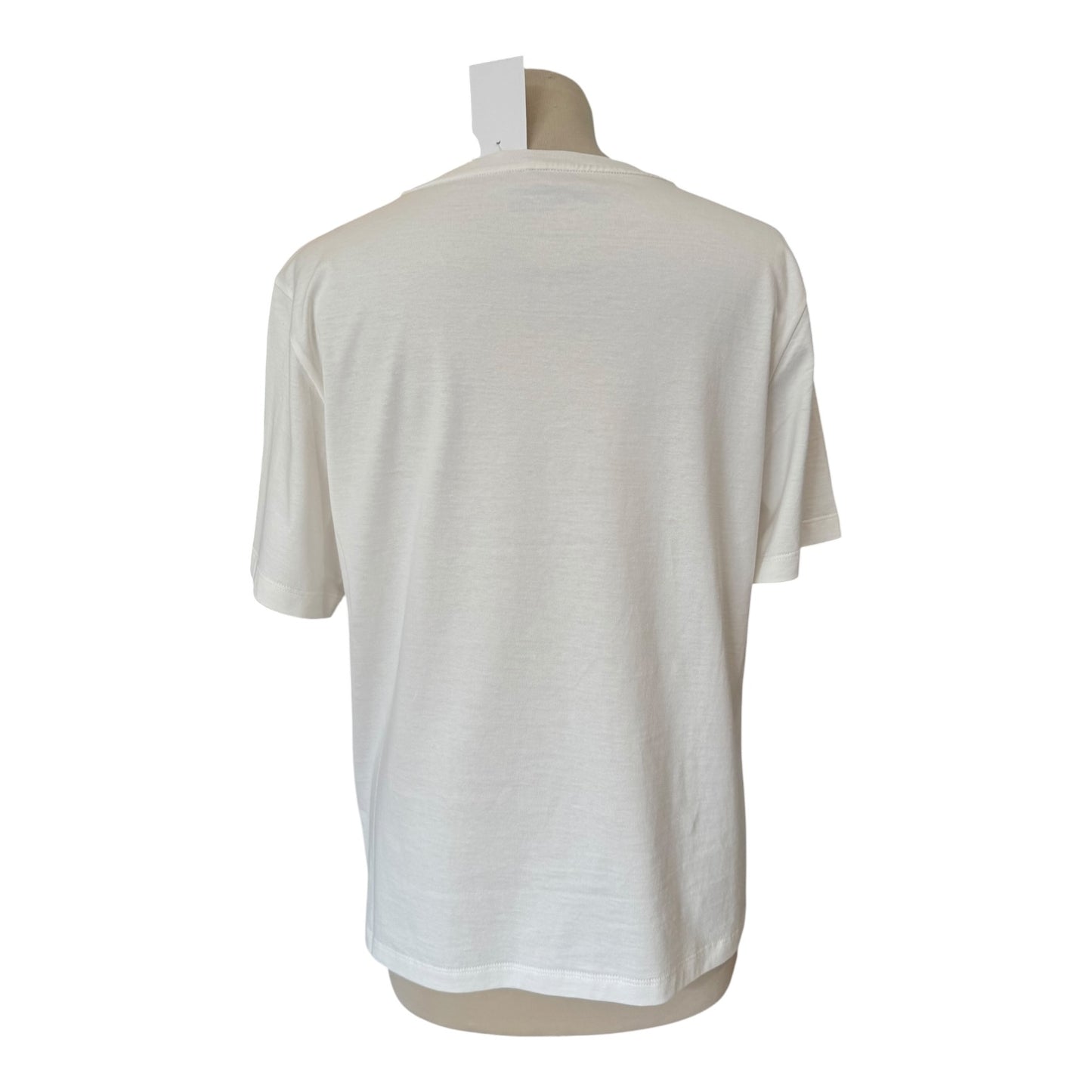 Marc Cain White Butterfly Print T Shirt - 12