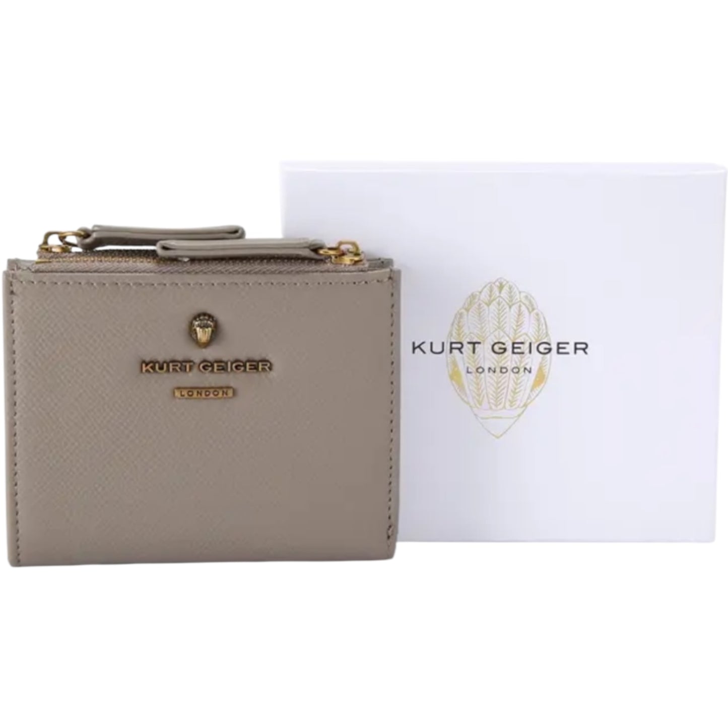 Kurt Geiger London Greenwich Mini Purse in Taupe - NEW