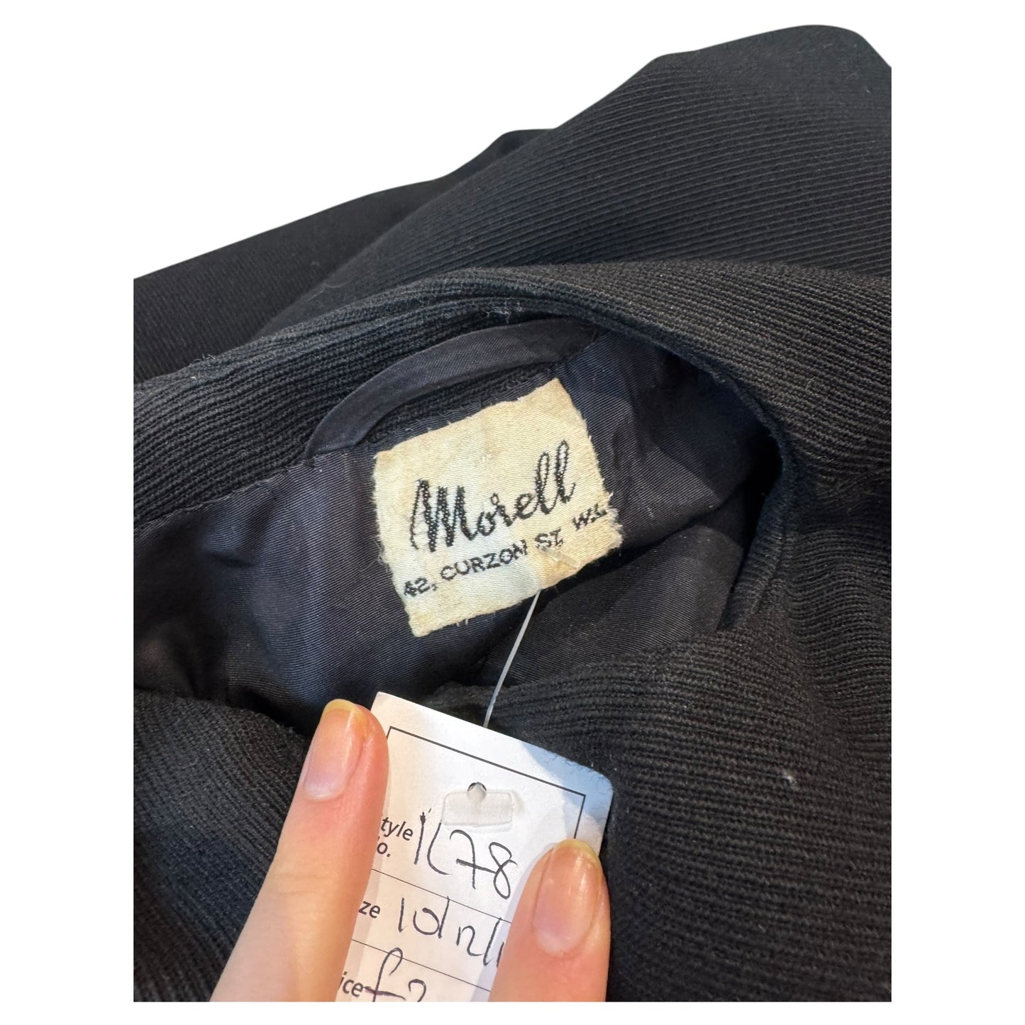 Morell Black Single Breasted Coat - 10/12/14