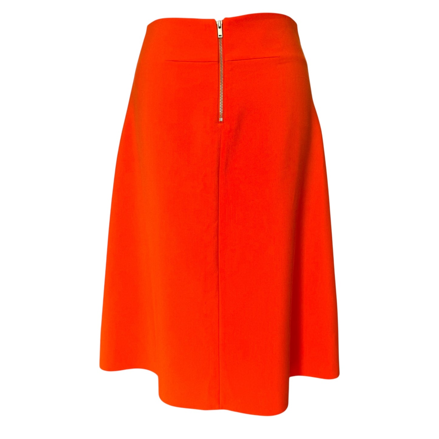 COS Orange A Line Skirt - 10