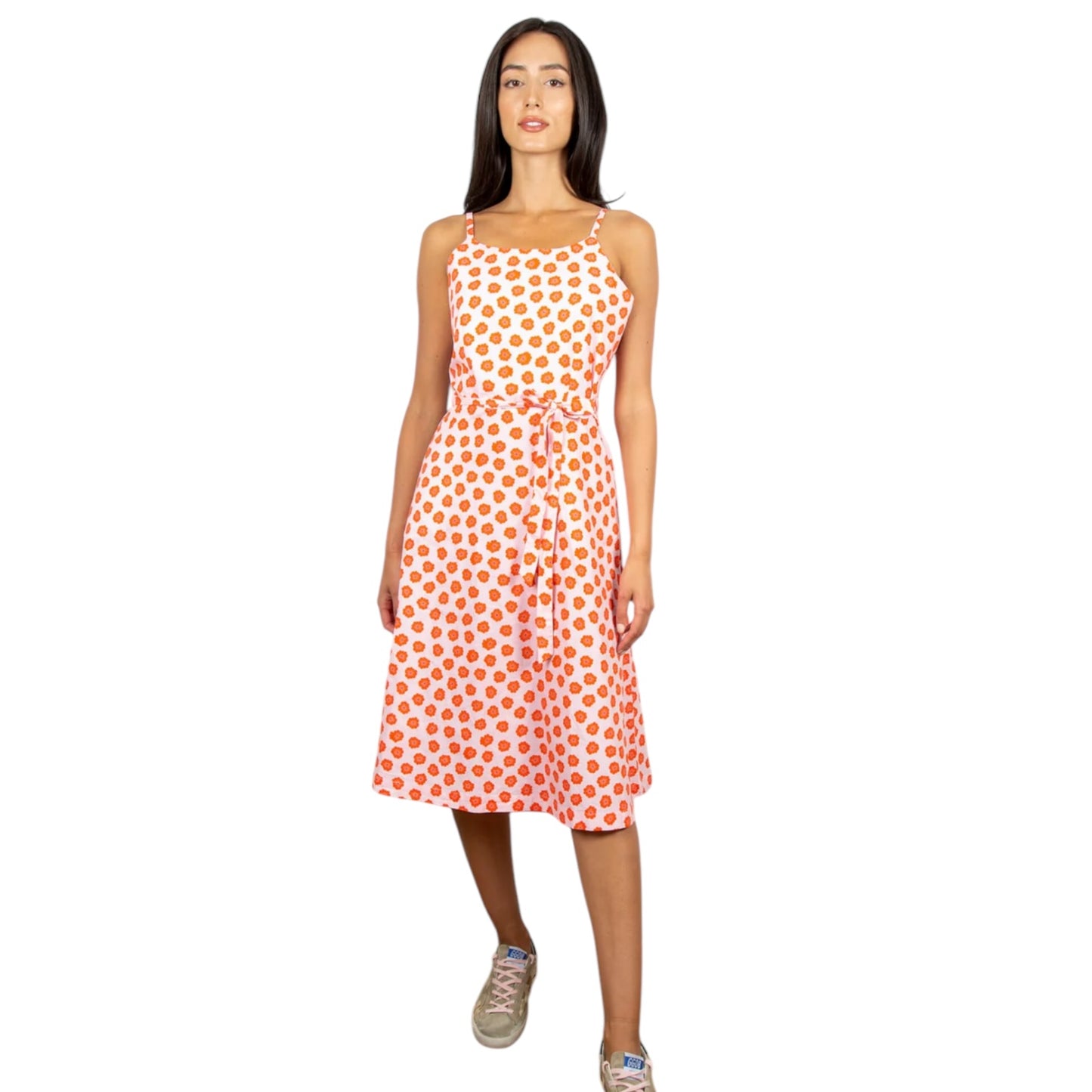 Primrose Park Pink and Orange Poppy Dress - 10/12