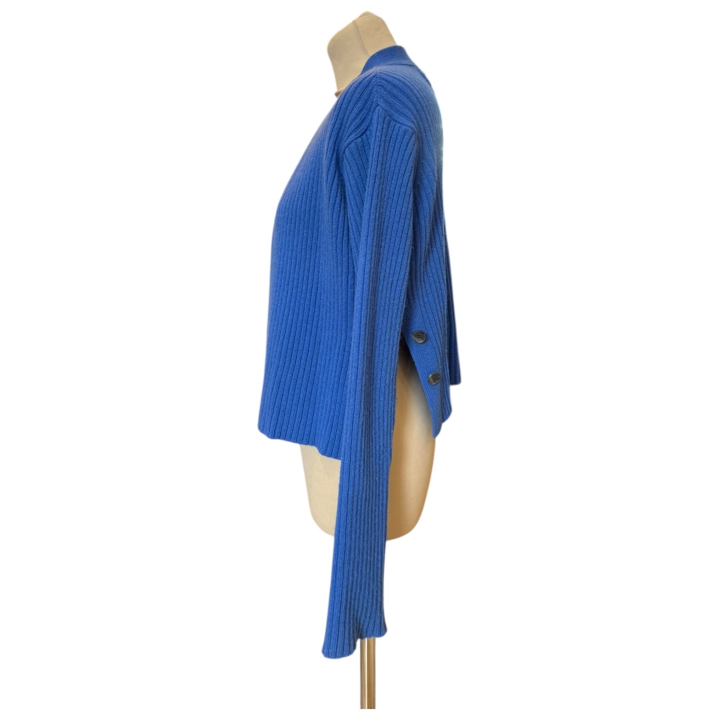 Victoria Beckham Wrap Cardigan in Blue - 8/10
