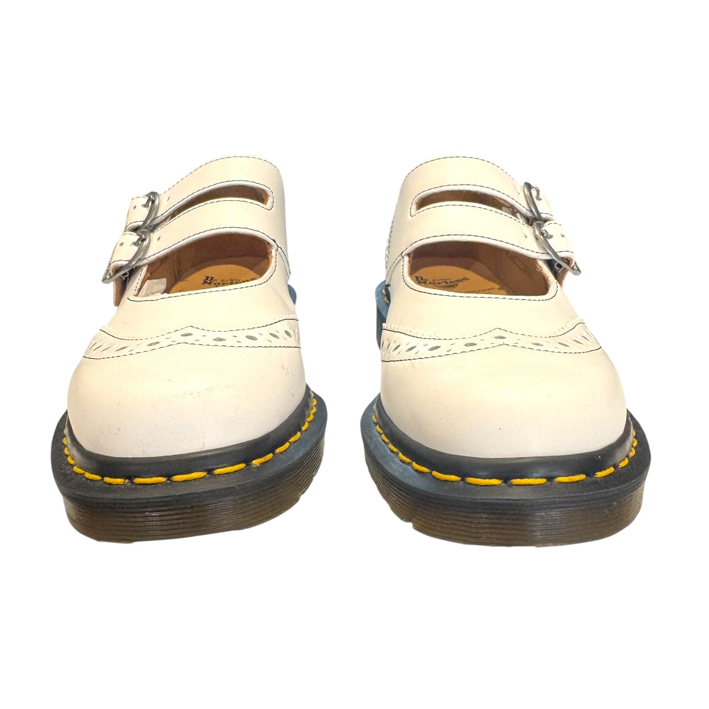 Dr Martens X Commes des Garcons White Mary Janes - 38 / 5