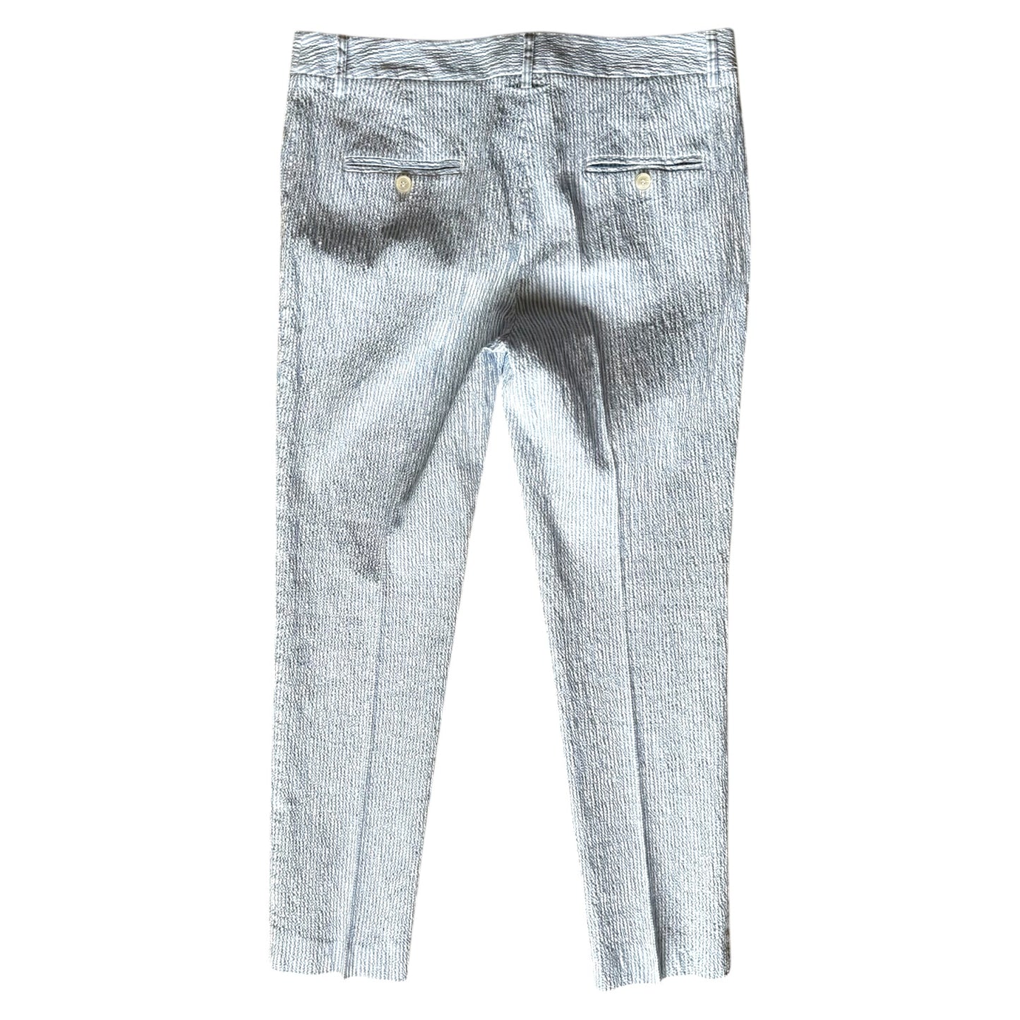 Weekend Max Mara Blue Stripe Trousers - 12