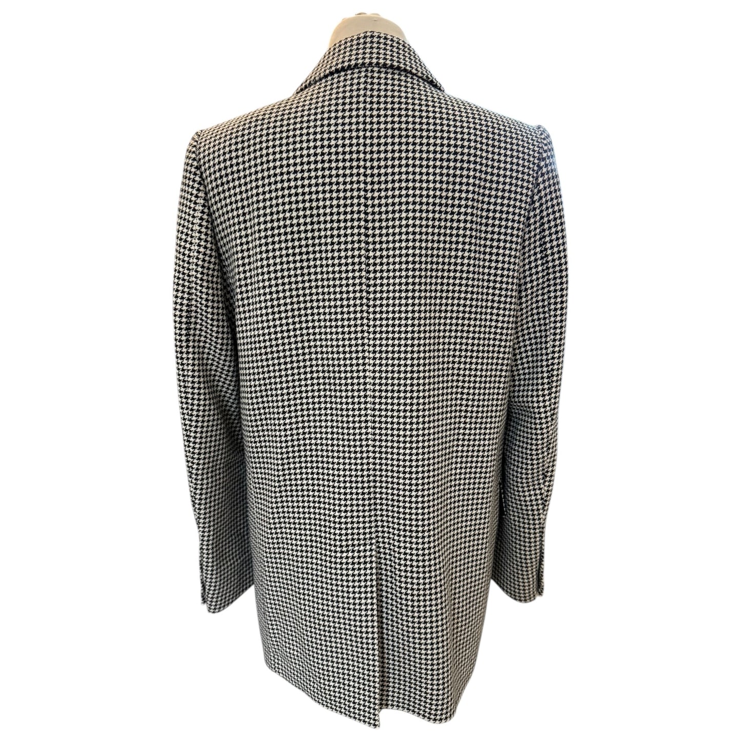 Part Two SonjaPW Black and Cream Houndstooth Blazer - 8