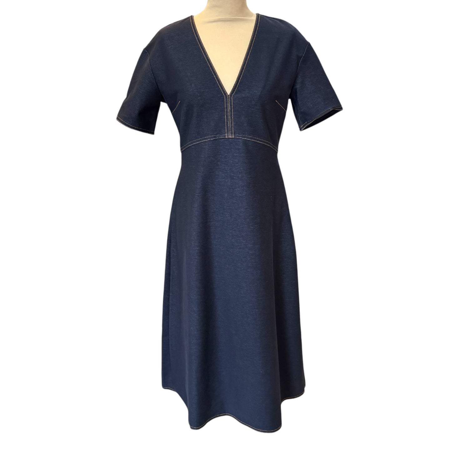 Max Mara Leisure Dark Denim Dress - 12 - NEW
