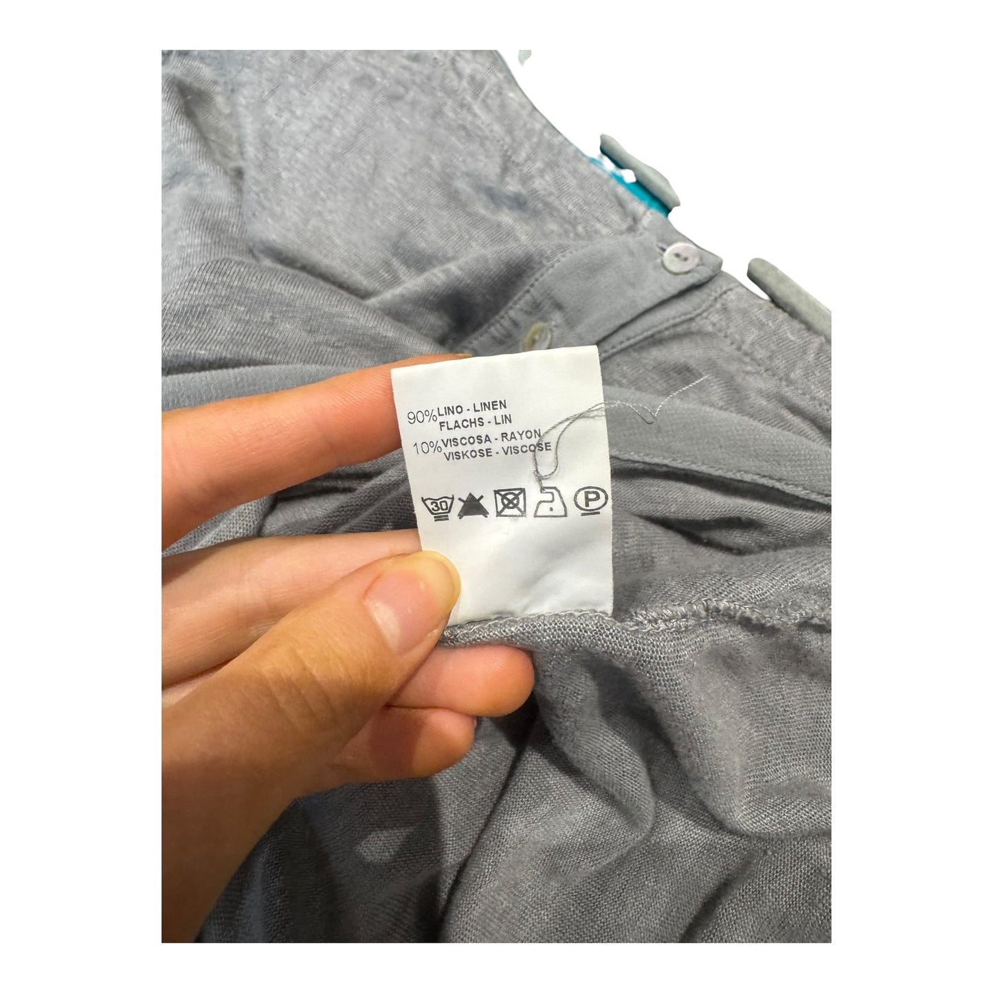 Transit Grey Button Back Top - 10/12