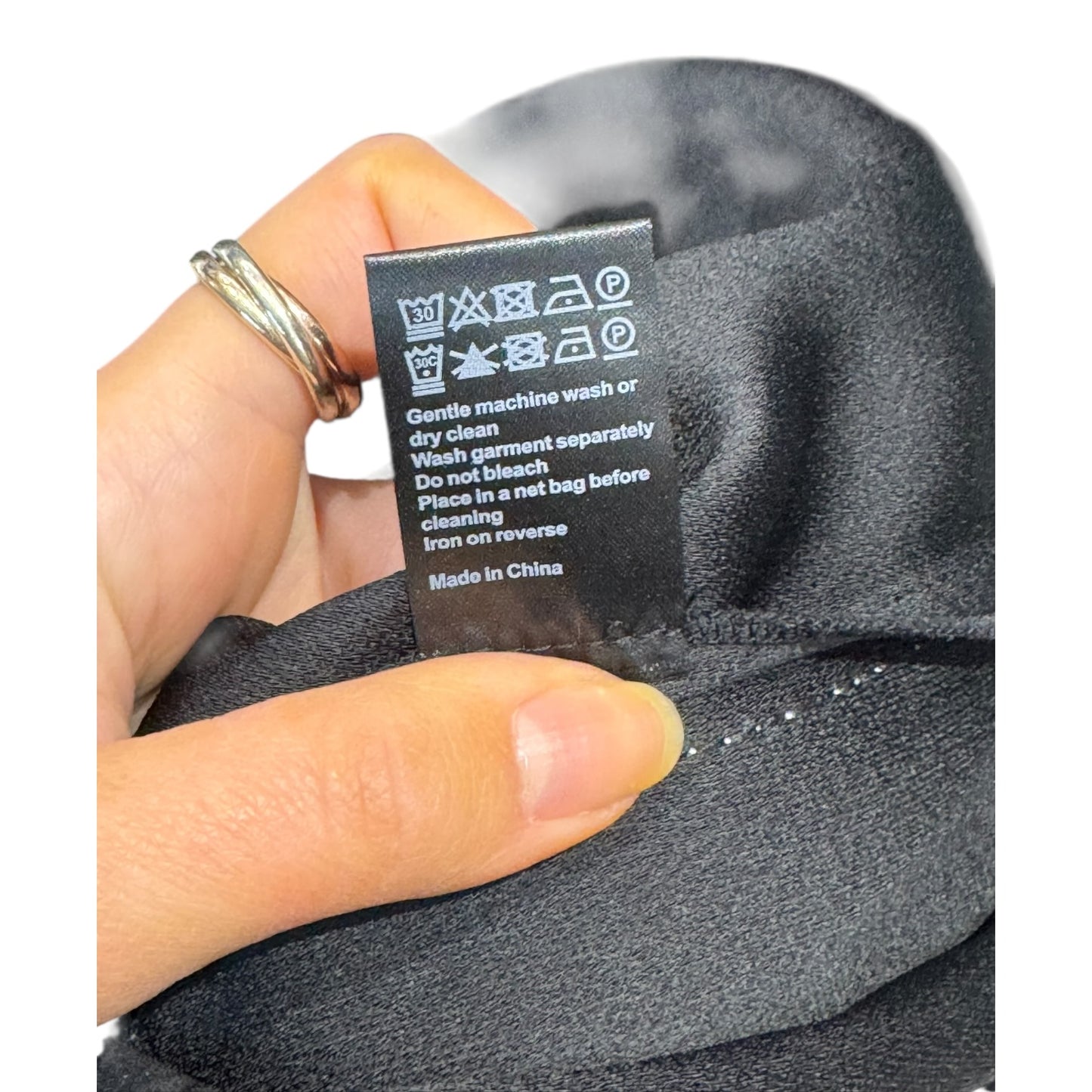 Me + Em Black Round Neck Contrast Stitch Midi Dress - 12