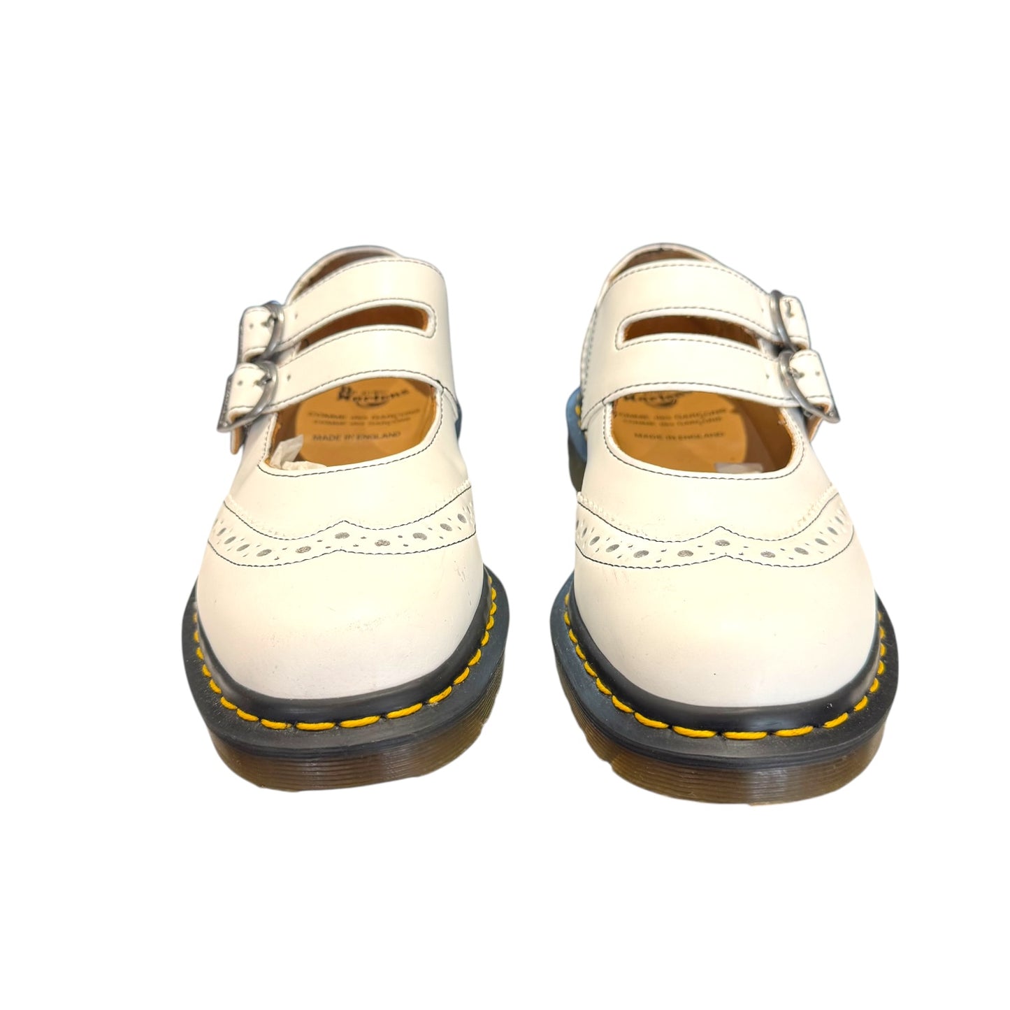Dr Martens X Commes des Garcons White Mary Janes - 38 / 5