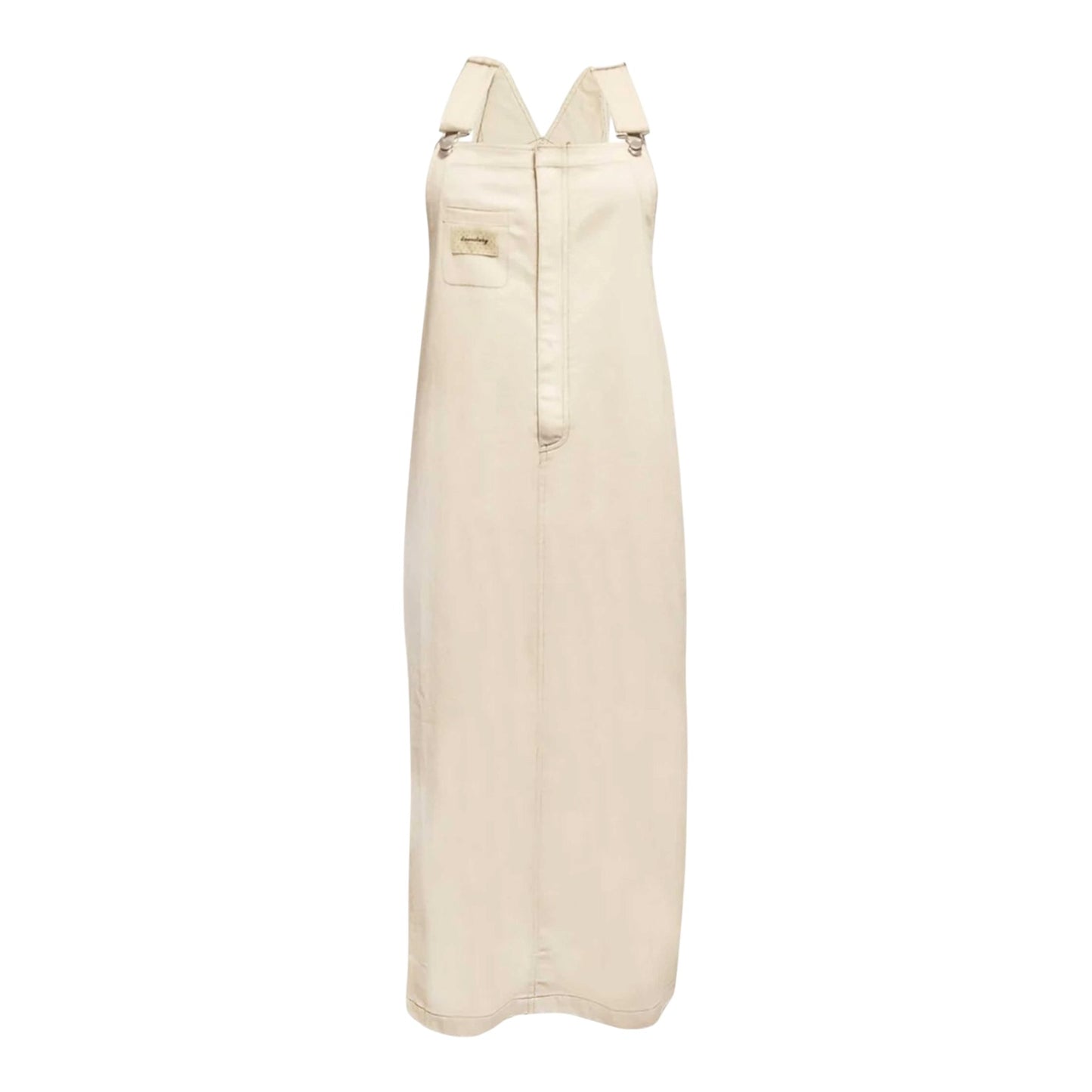 Costa Mani Cream Daylily Dungaree Dress - 10/12 - NEW