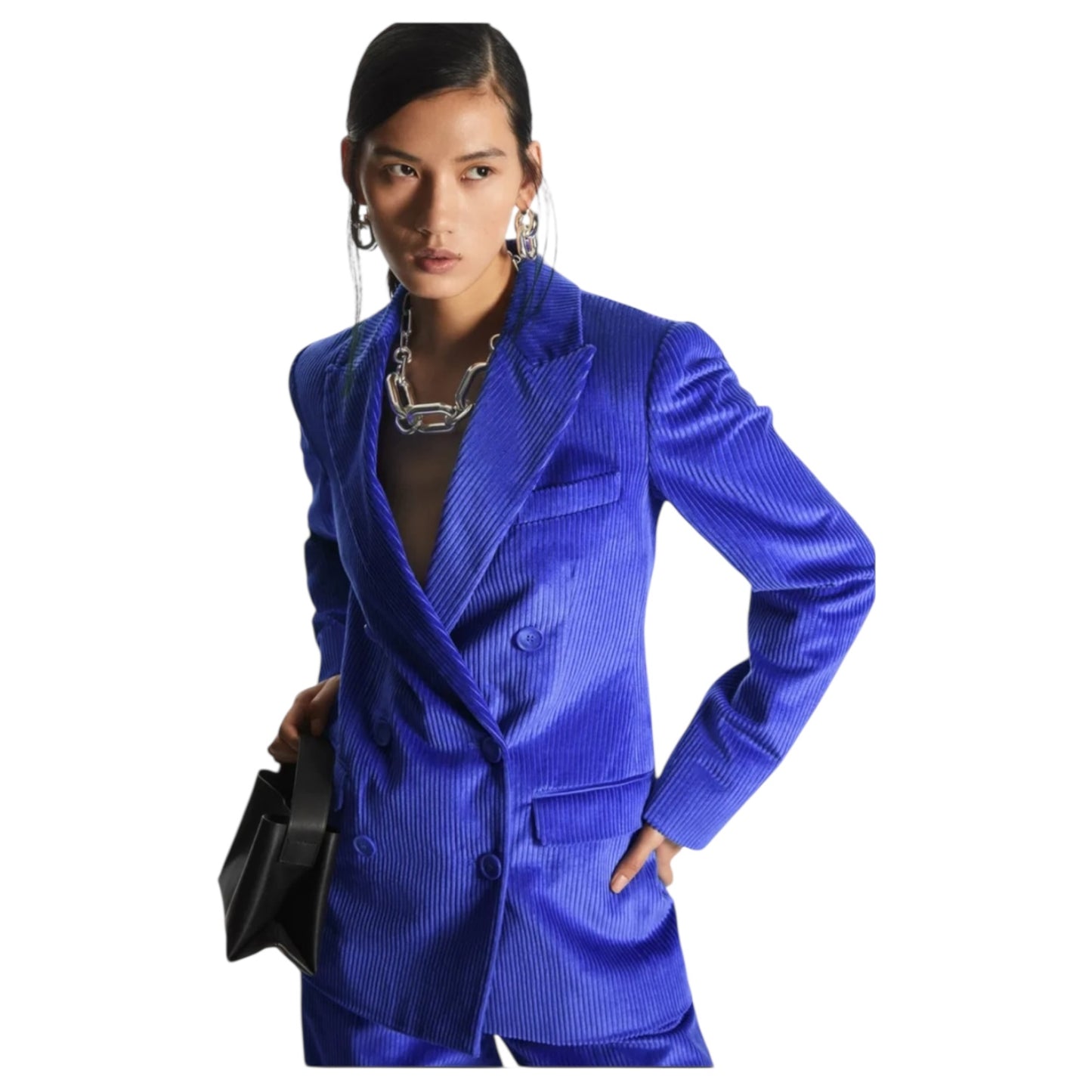 COS Blue Corduroy Trouser Suit - 6