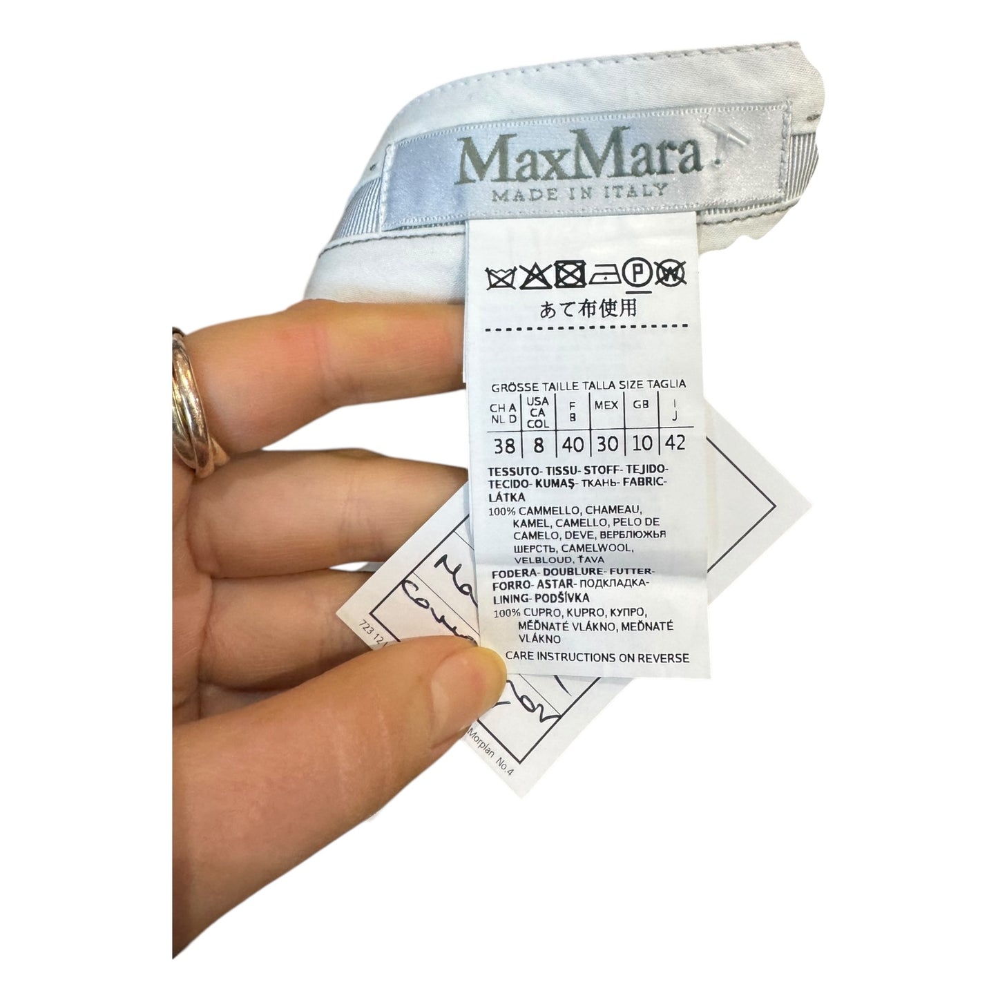 Max Mara Camel Frill Skirt - 10