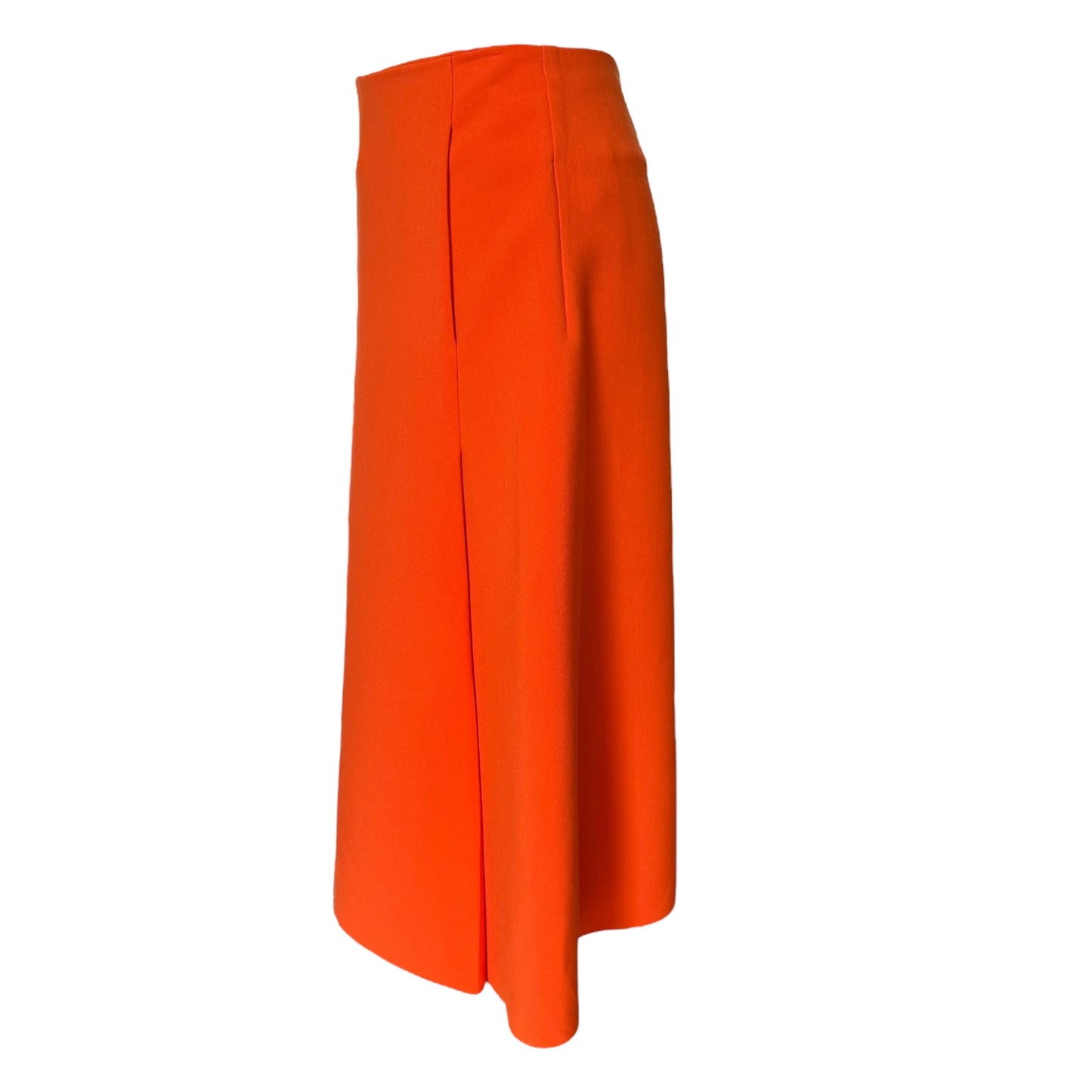 COS Orange A Line Skirt - 10
