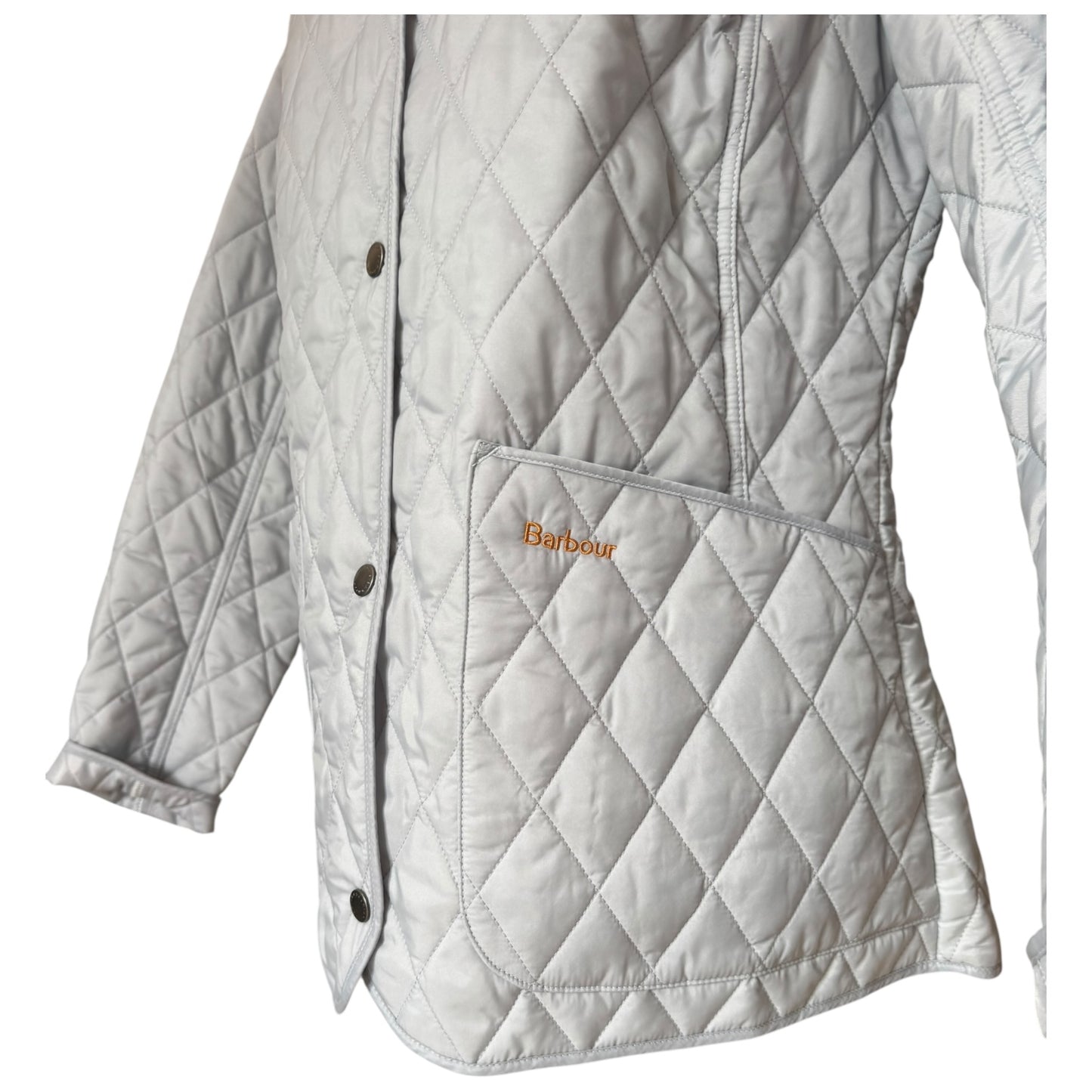 Barbour Light Blue Annadale Quilt Jacket - 12