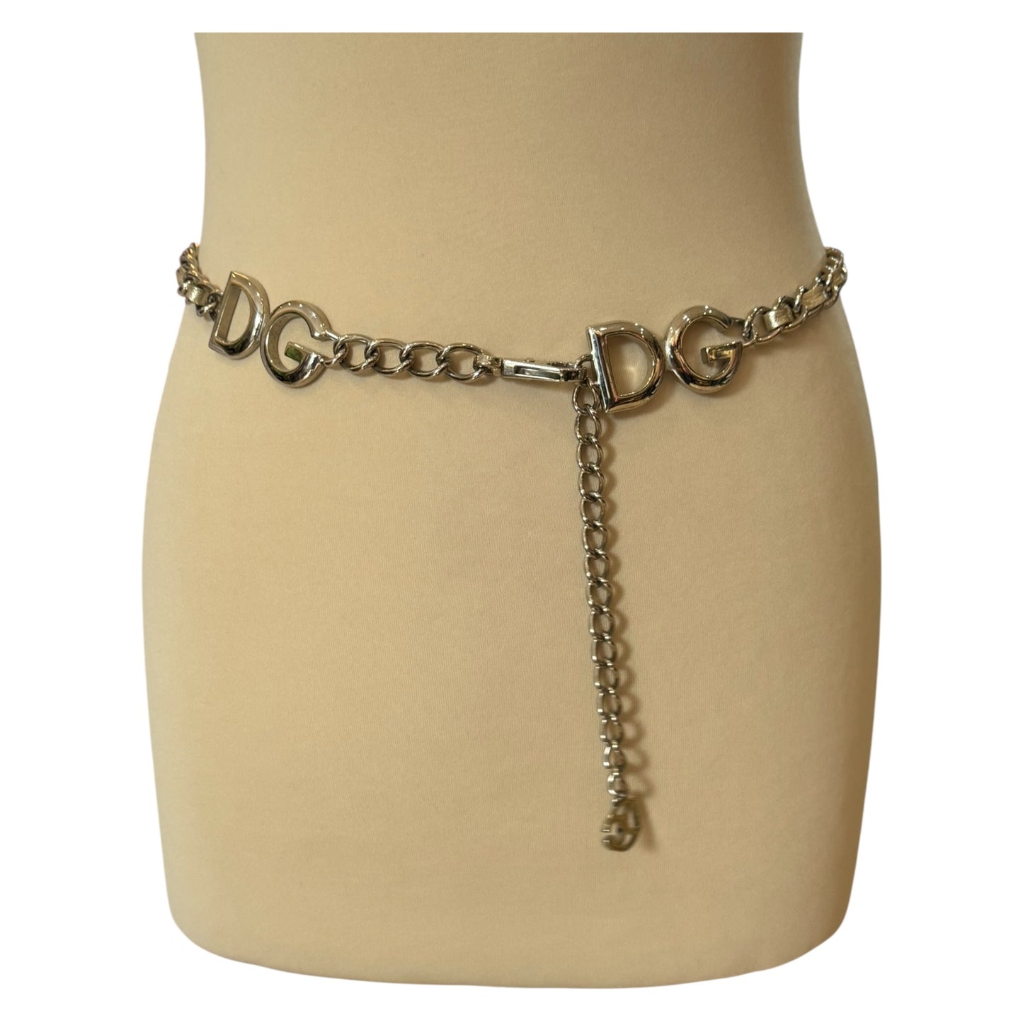 Dolce and Gabbana Silver Chain Belt