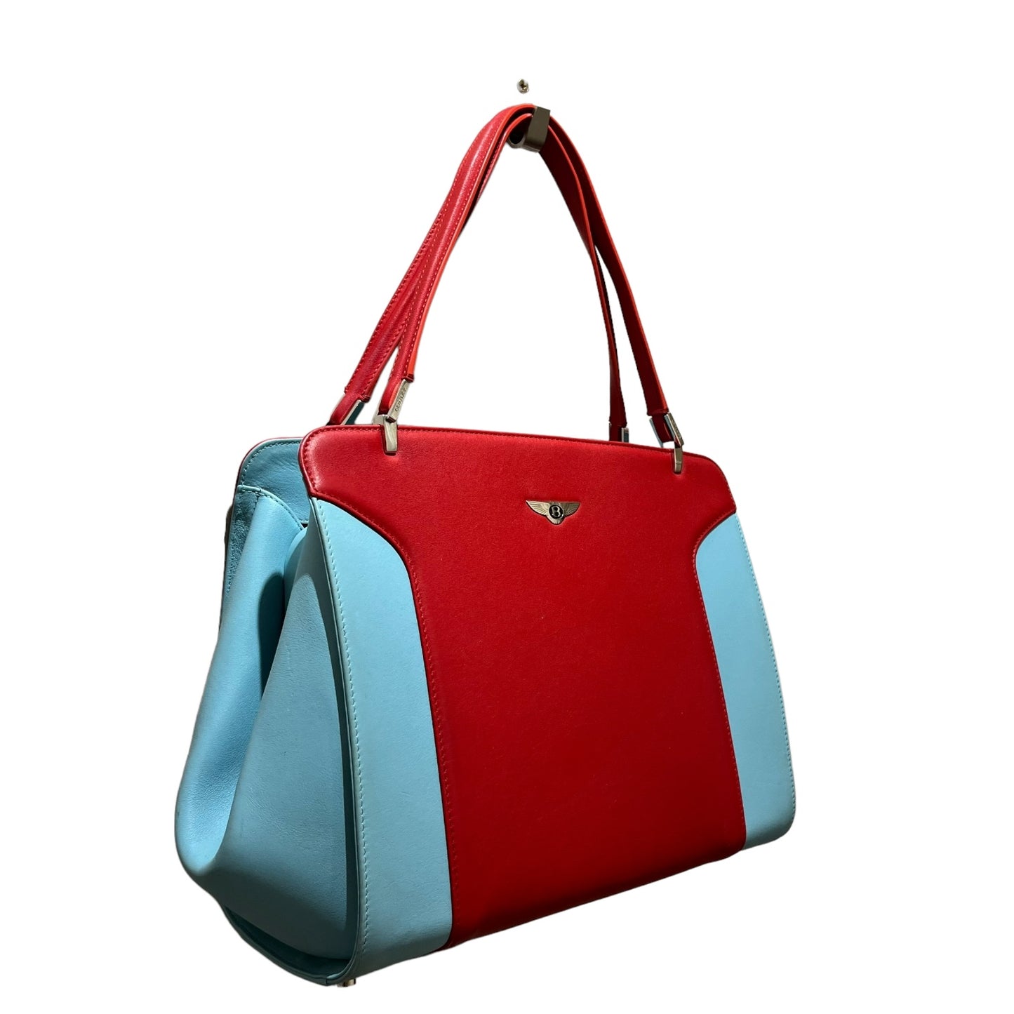 Bentley Turquoise and Red Bag