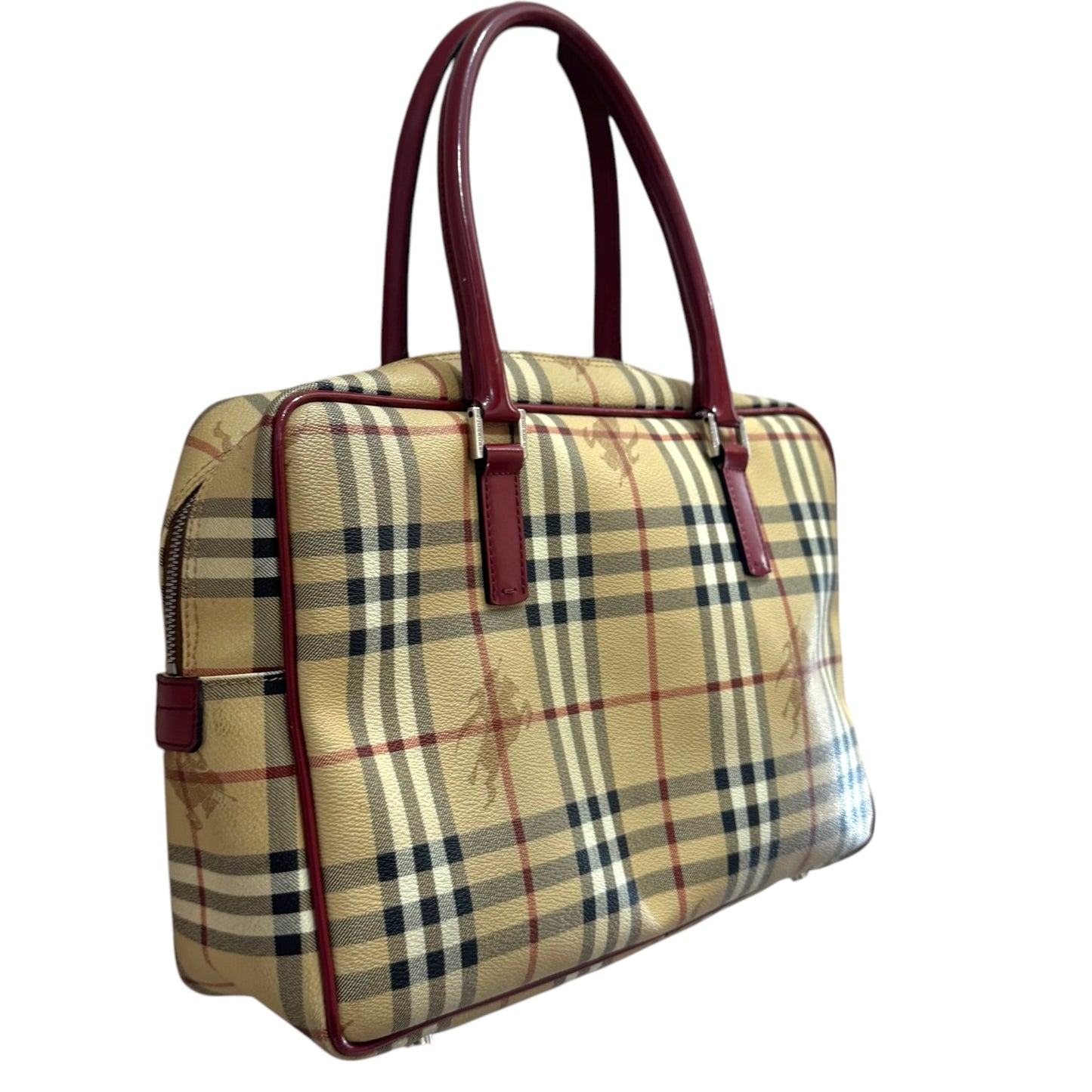 Burberry Nova Check and Red Bag