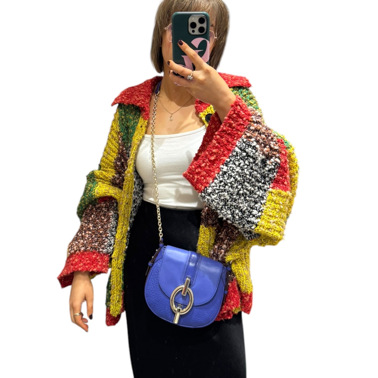 DVF Purple 'Sutra Mini' Cross Body Bag