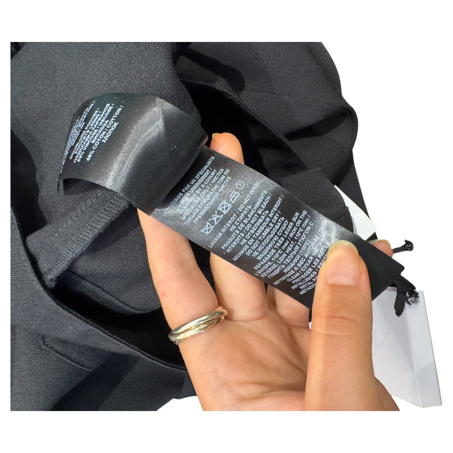 Balmain Black Wool Tapered Tailored Trousers - 10