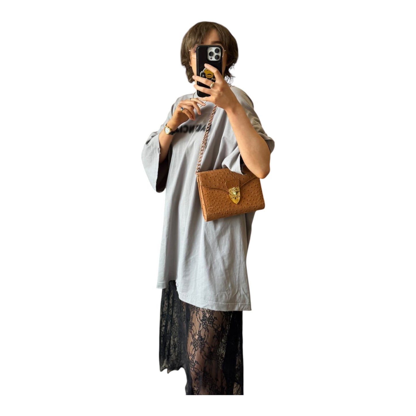 Aspinal Ostrich Skin Wallet