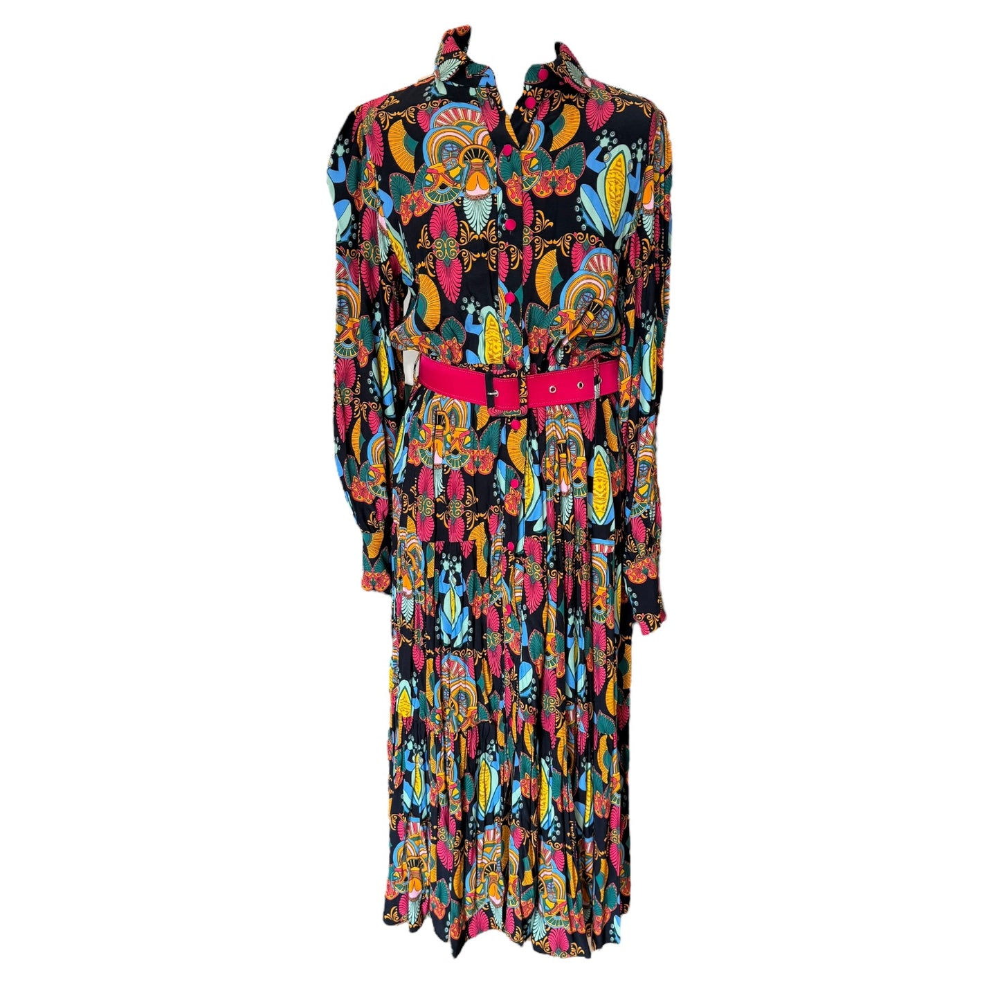 Paolita 'Ismini Two Tier Ruffled' Dress - 12 - NEW