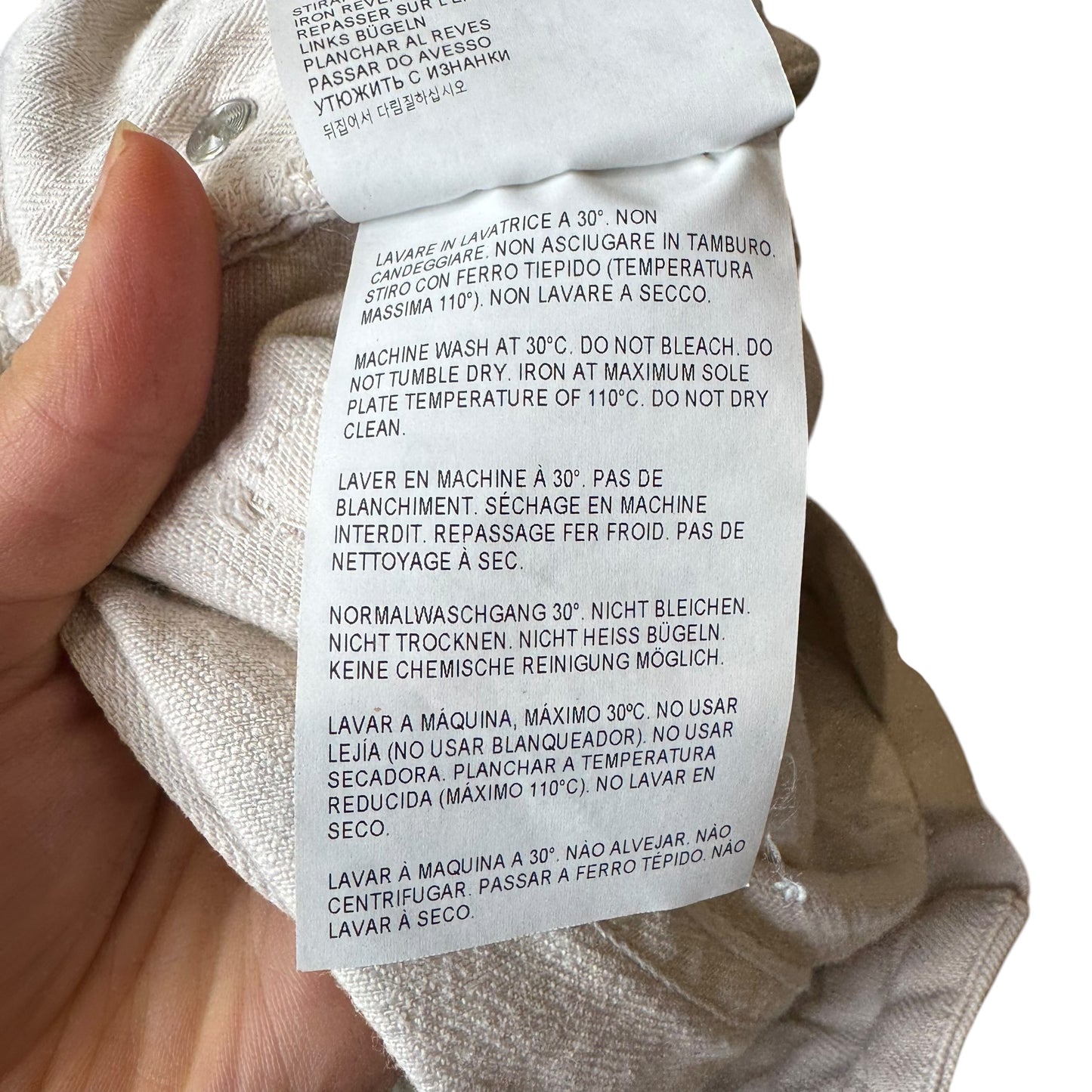 Golden Goose Cream 'Judy' Jeans - 8/10