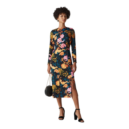 Whistles Multicolour Digital Bloom Bella Dress - 14 - NEW