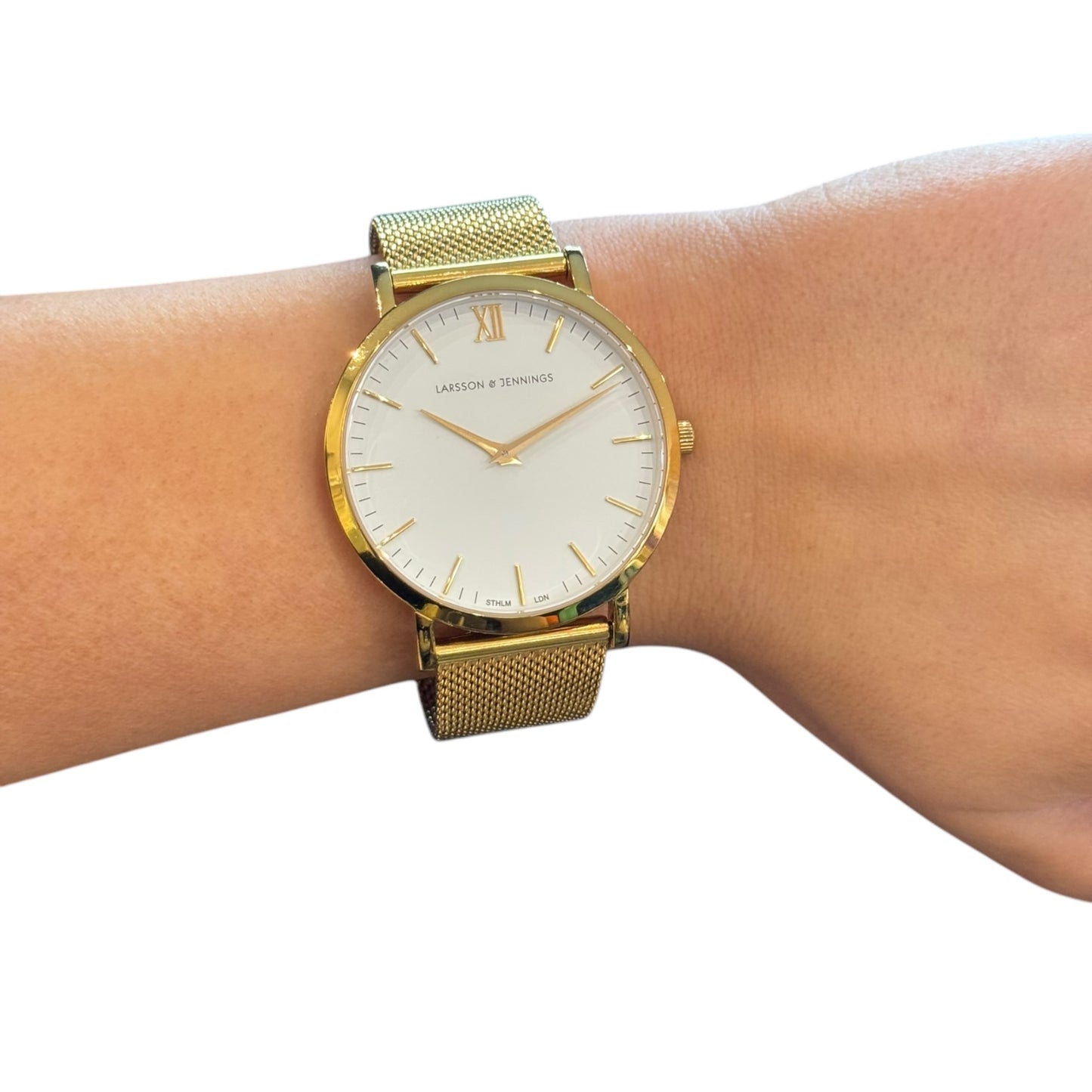 Larson & Jennings Gold 'Lugano' Watch