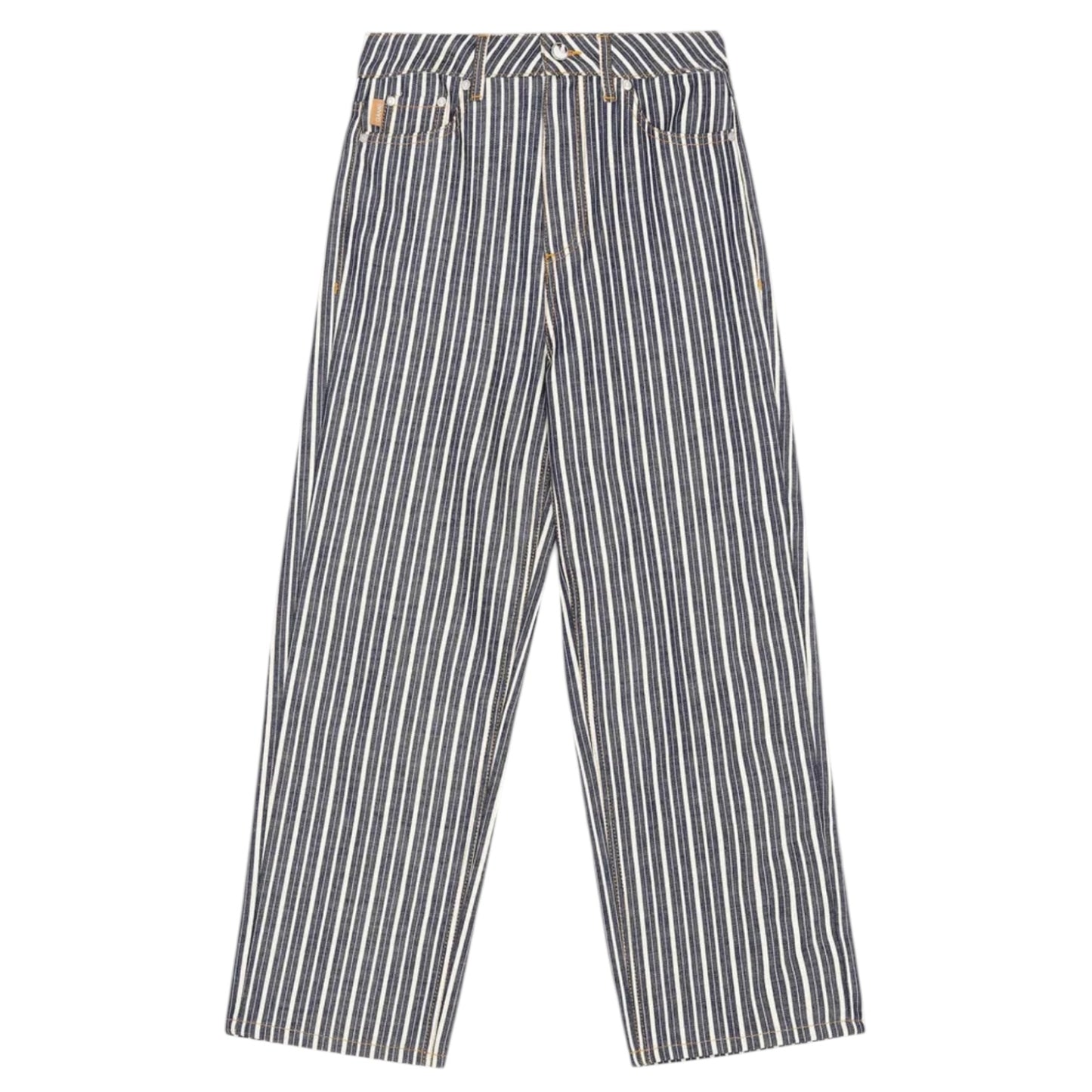 Ganni Stripe Denim Jeans - 12