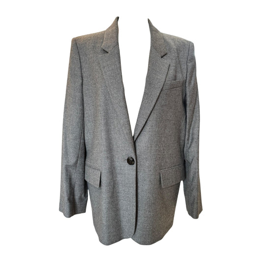 NRBY Grey Wool Blazer - 10/12