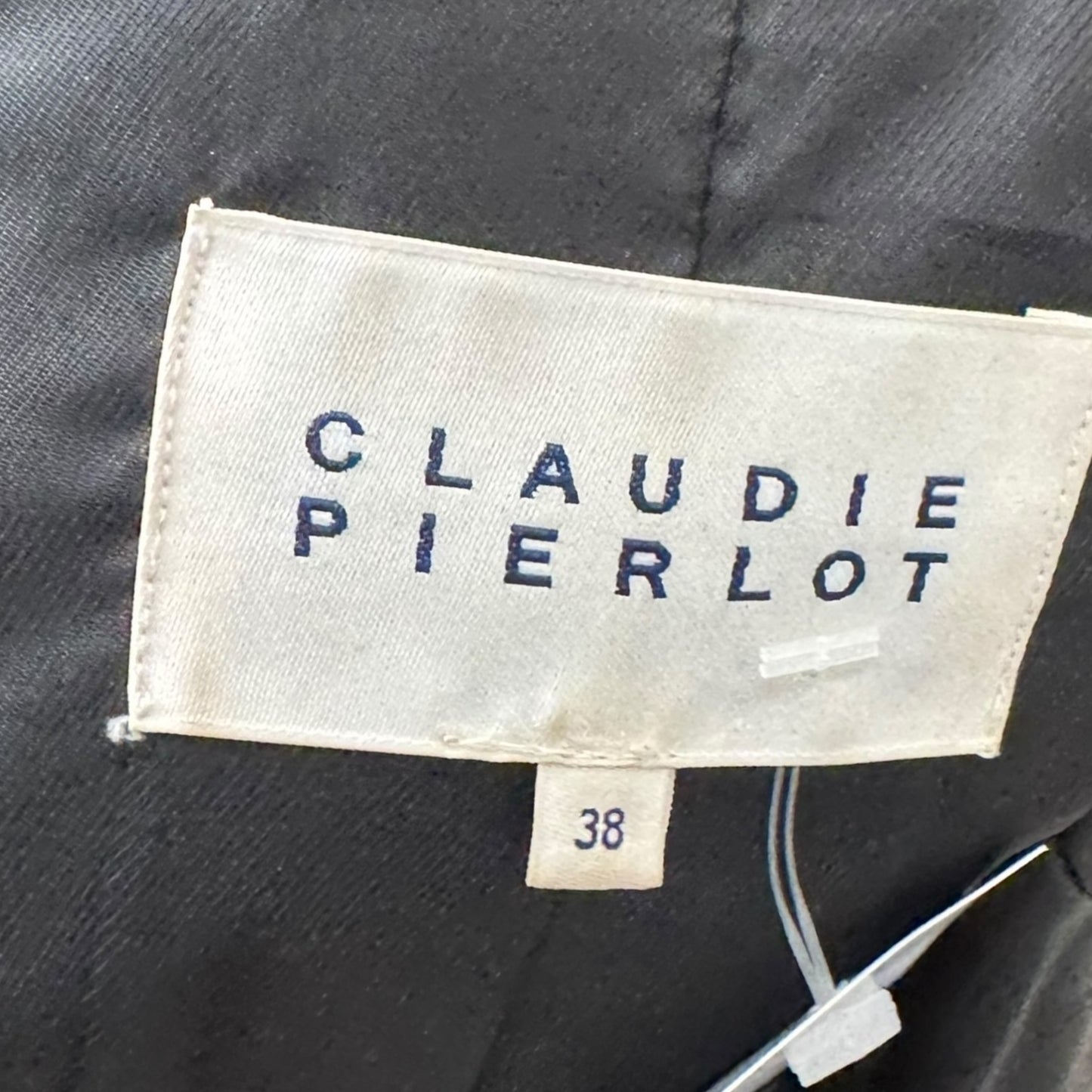 Claudie Pierlot Quilted Black Leather Jacket - 10