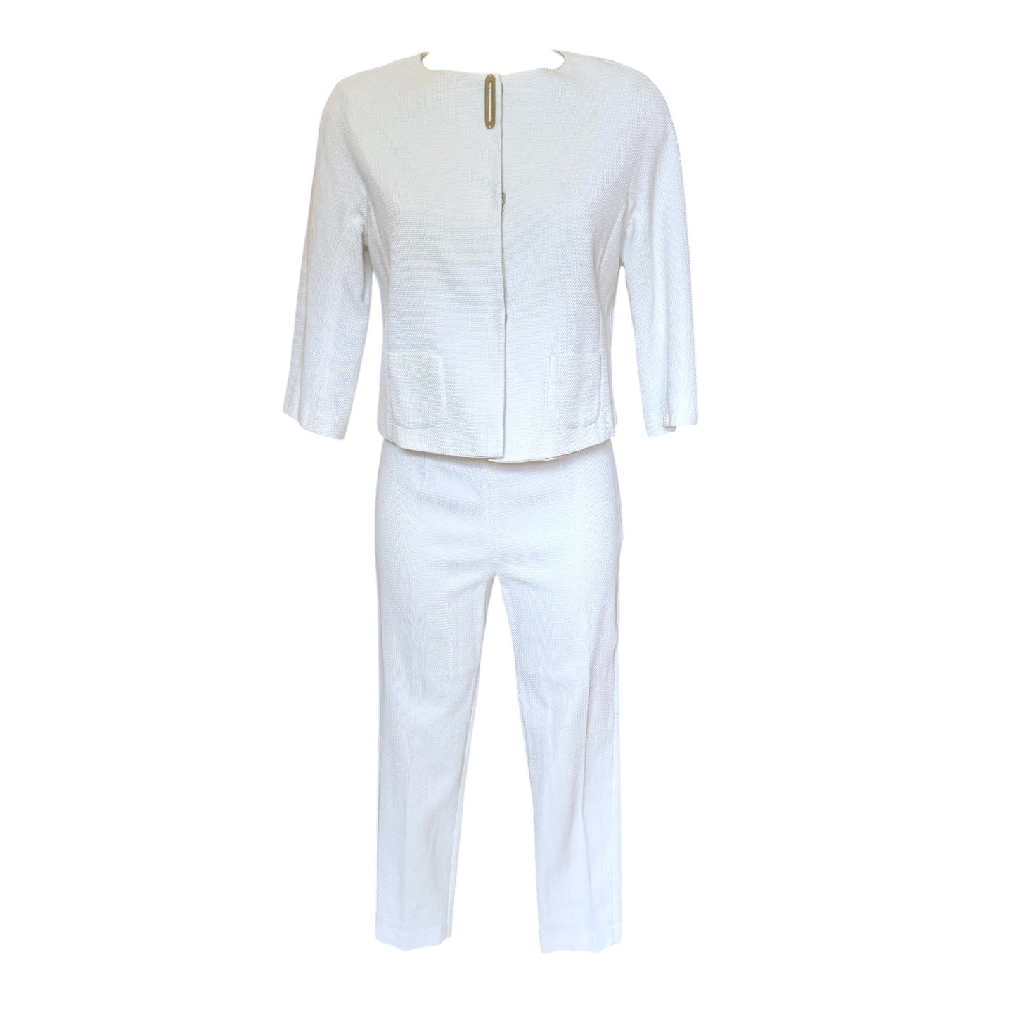 Fabiana Filippi White Trouser Suit - 8/10