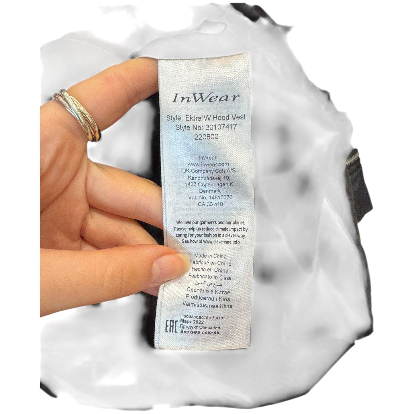 InWear Black Hooded Gilet - 10