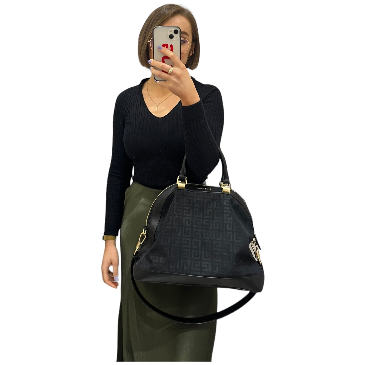 Givenchy Black Bowling Bag