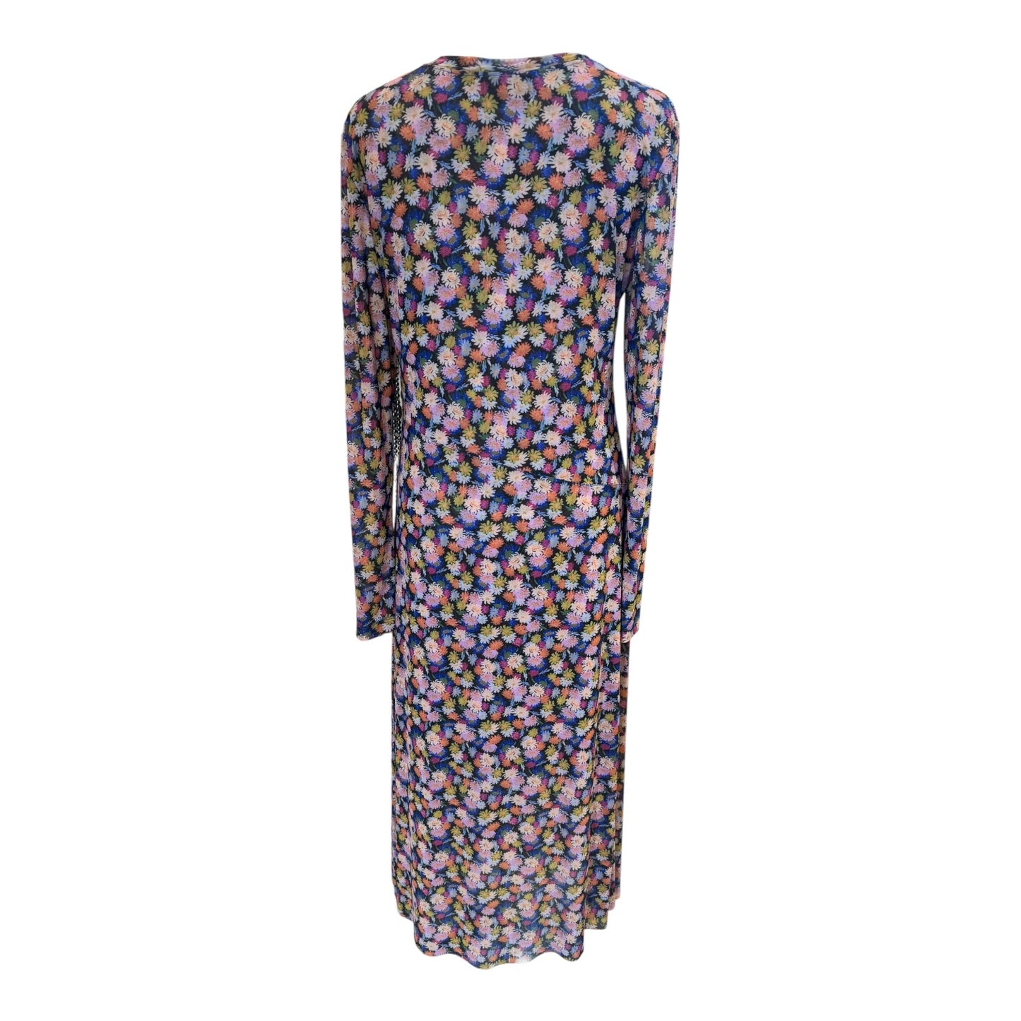 Paul Smith Flower Mesh Midi Dress - 12