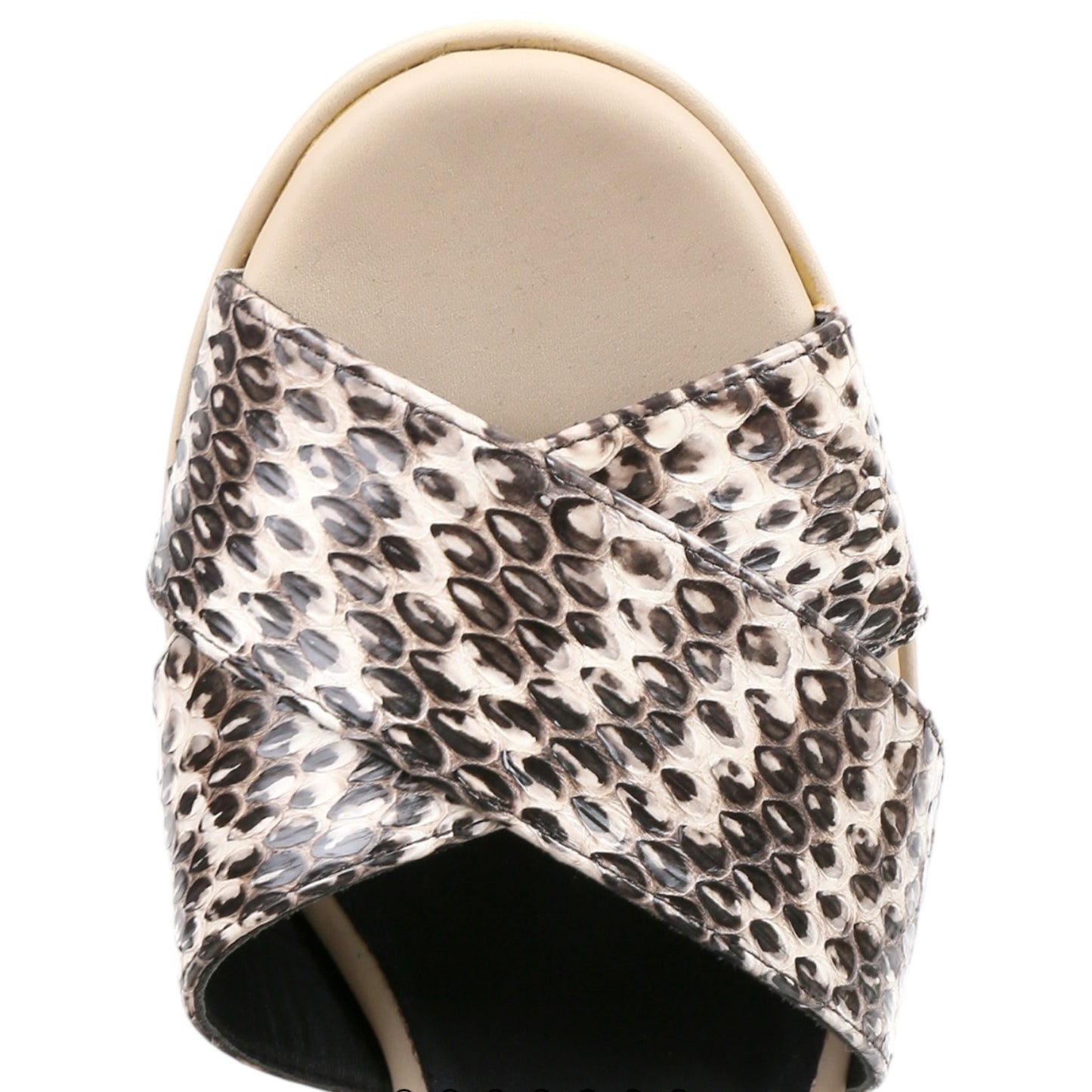 Max Mara Beige and Snake Print Heels - 38 / 5