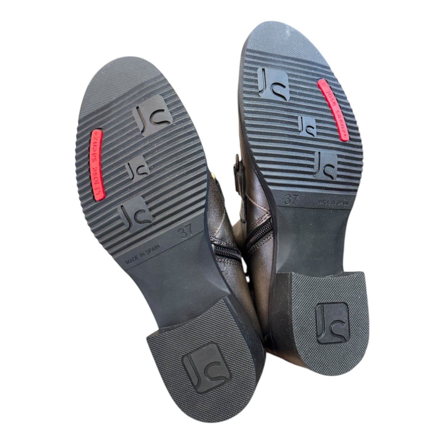 Jose Sanchez Bronze Buckle Boots - 37/4